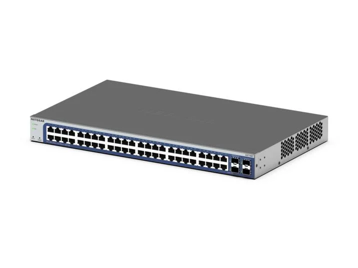 NETGEAR GS748T Managed L2/L3/L4 Gigabit Ethernet (10/100/1000) Black, Grey - Image 2