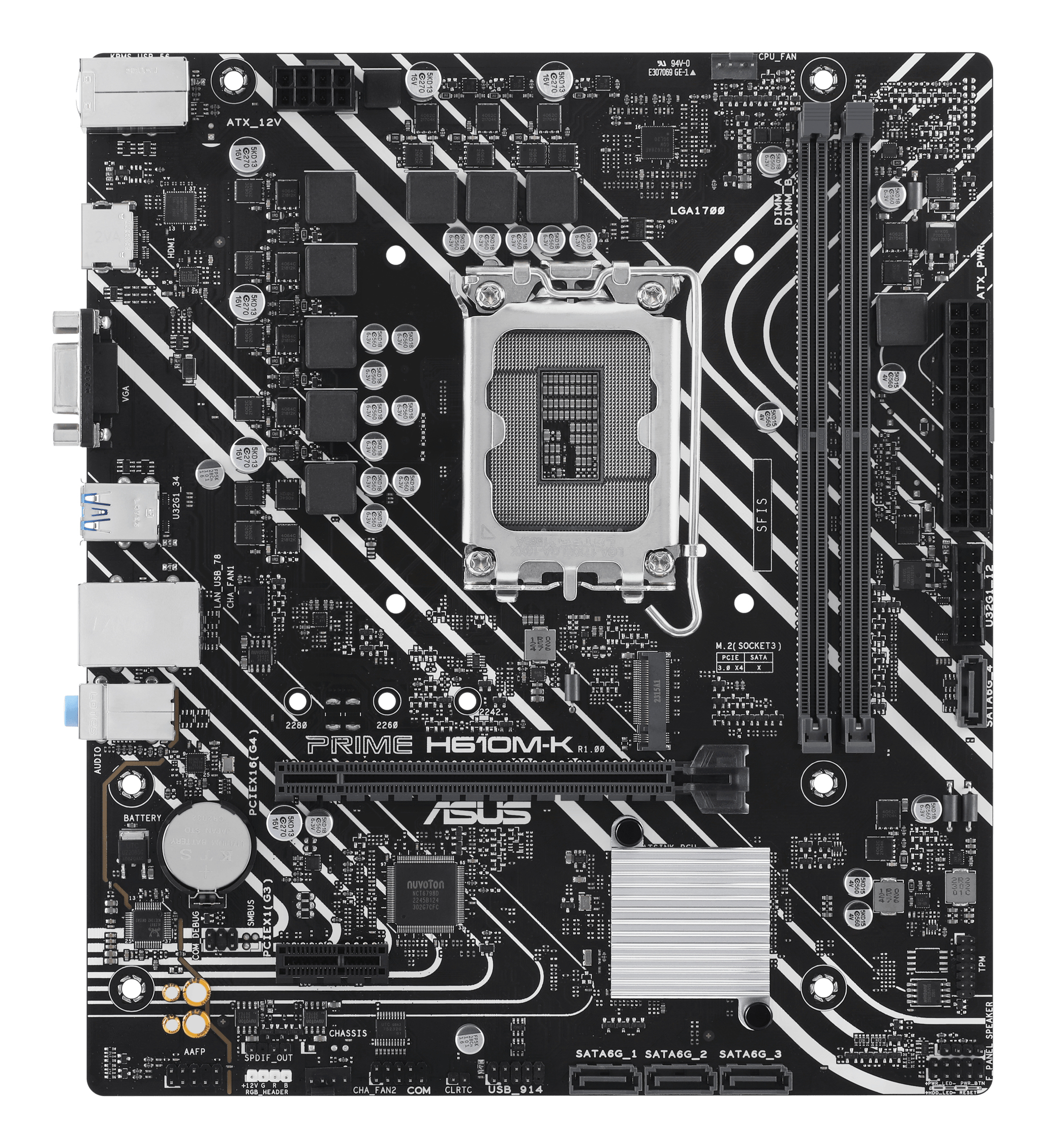 ASUS Prime H610M-K Intel H610 LGA 1700 micro ATX - Image 2