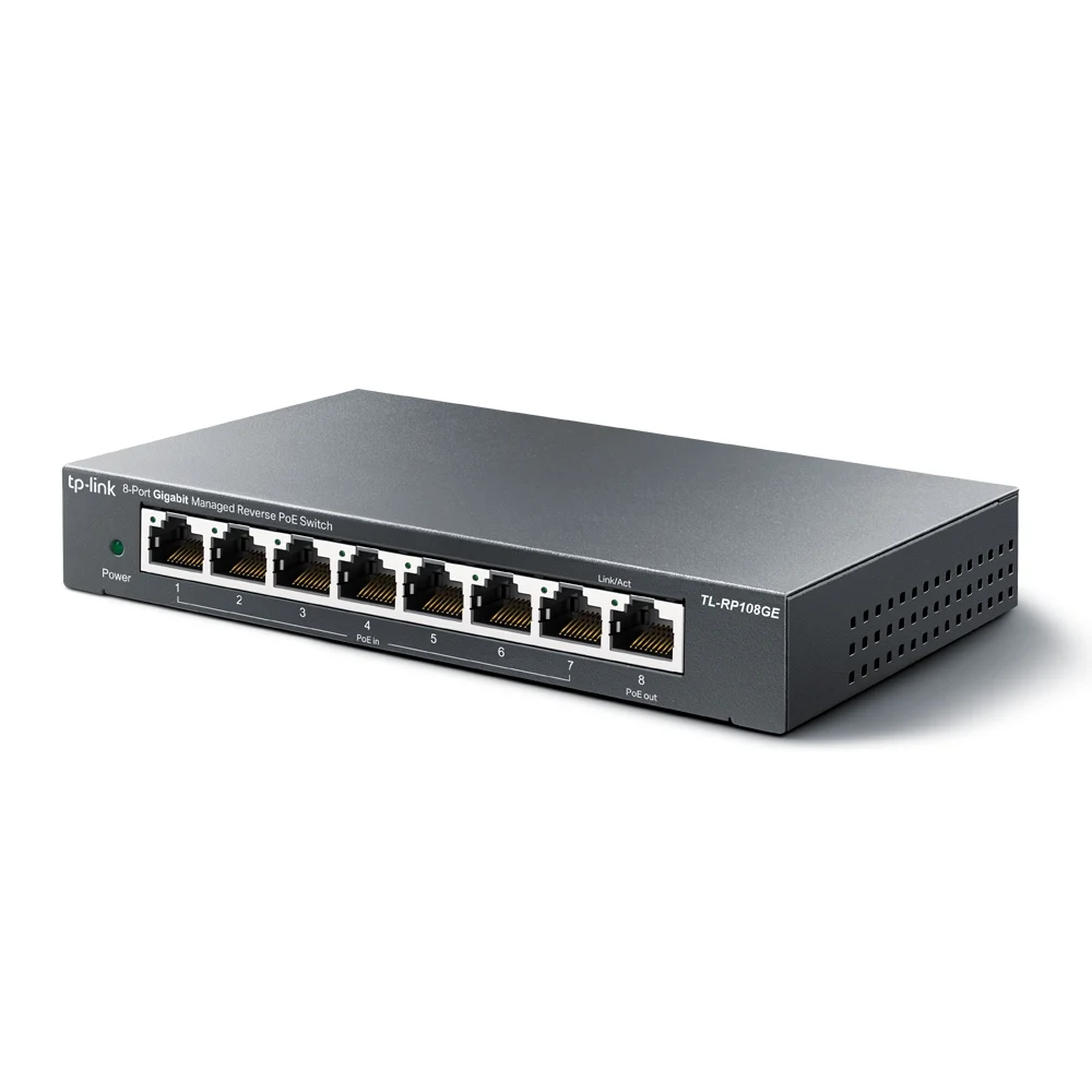 TP-Link Omada 8-Port Gigabit Managed Reverse PoE Switch - Image 2