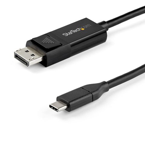 StarTech.com 3.3ft (1m) USB C to DisplayPort 1.4 Cable 8K 60Hz/4K - Bidirectional DP to USB-C or USB-C to DP Reversible