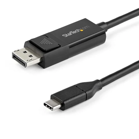 StarTech.com 3.3ft (1m) USB C to DisplayPort 1.2 Cable 4K 60Hz - Bidirectional DP to USB-C or USB-C to DP Reversible Vid