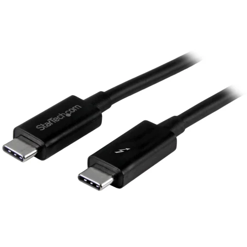 StarTech.com 3.3ft (1m) Thunderbolt 3 Cable, 20Gbps, 100W PD, 4K, Thunderbolt Certified, Compatible with Thunderbolt 4/U