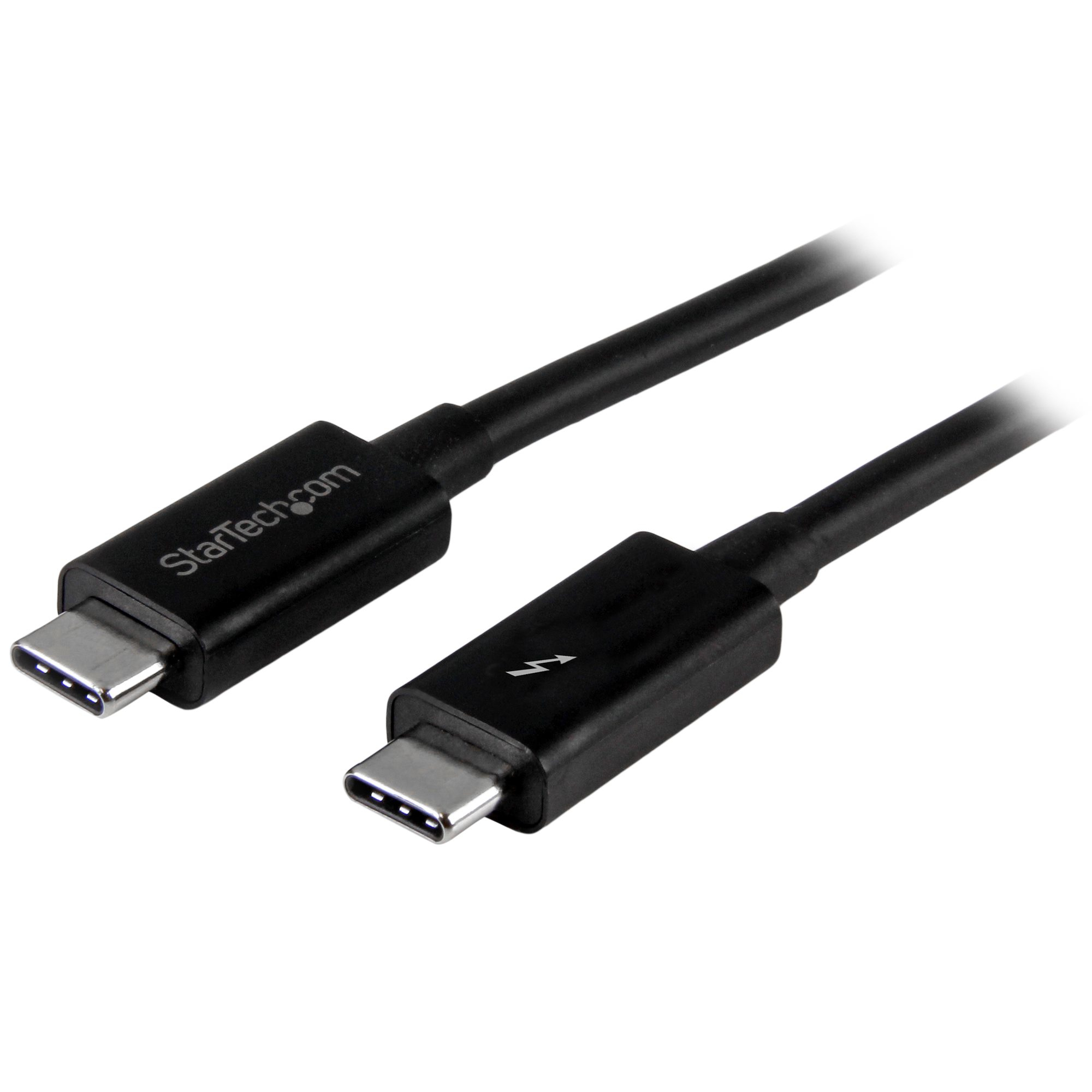 StarTech.com 3.3ft (1m) Thunderbolt 3 Cable, 20Gbps, 100W PD, 4K, Thunderbolt Certified, Compatible with Thunderbolt 4/U