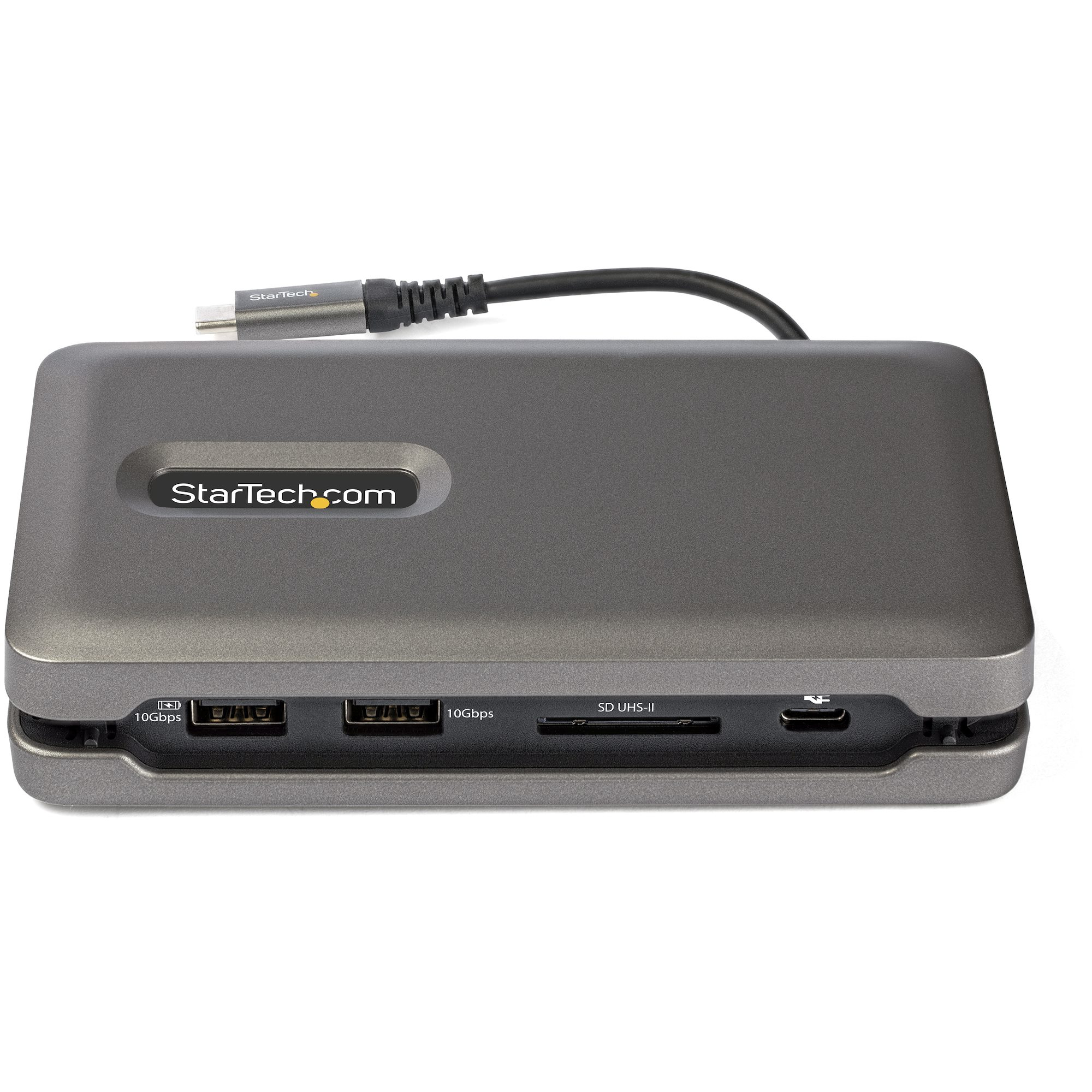 StarTech.com USB C Multiport Adapter - USB C to 4K 60Hz HDMI 2.0 - 2-Port 10Gbps USB Hub - 100W Power Delivery Pass-thro - Image 3