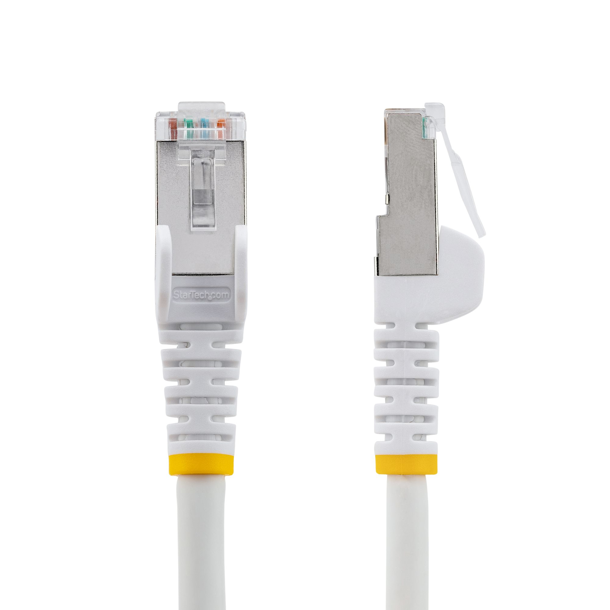 StarTech.com 5m CAT6a Ethernet Cable - White - Low Smoke Zero Halogen (LSZH) - 10GbE 500MHz 100W PoE++ Snagless RJ-45 w/ - Image 2