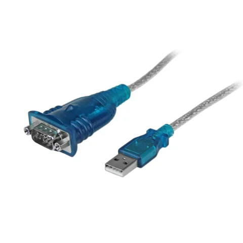 StarTech.com 17in (43cm) 1-Port USB to Serial Adapter Cable, USB-A to DB9 RS232, USB to RS232 Adapter, Prolific Chipset