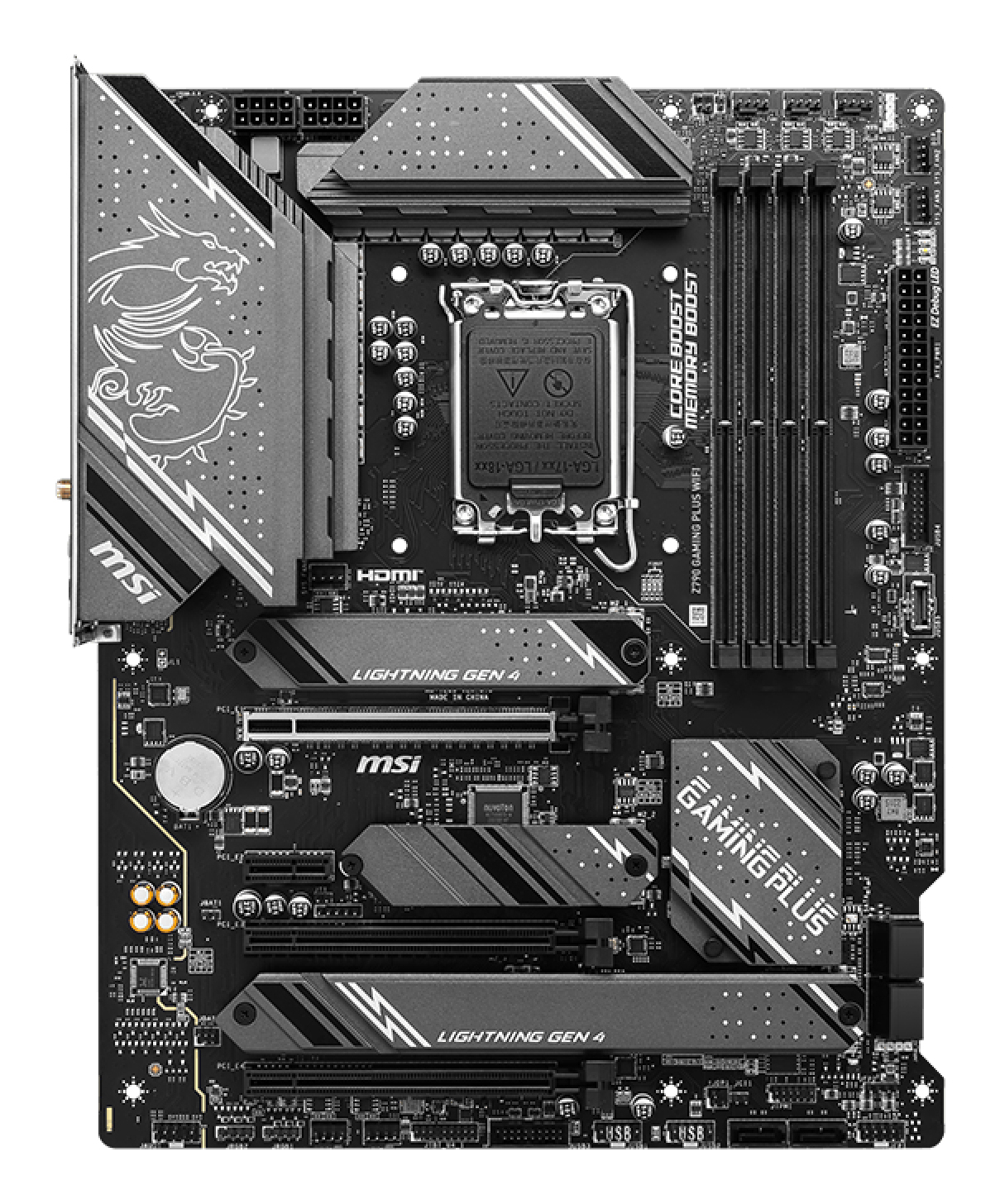 MSI Z790 GAMING PLUS WIFI motherboard Intel Z790 LGA 1700 ATX - Image 2