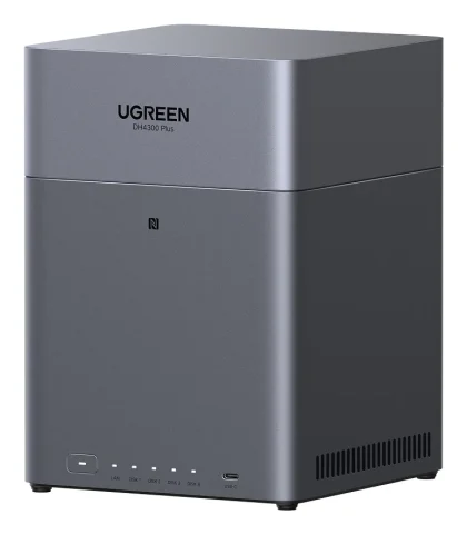 Ugreen DH4300 Plus NAS Mini Tower 8 GB LPPDDR4X UGOS Pro Grey