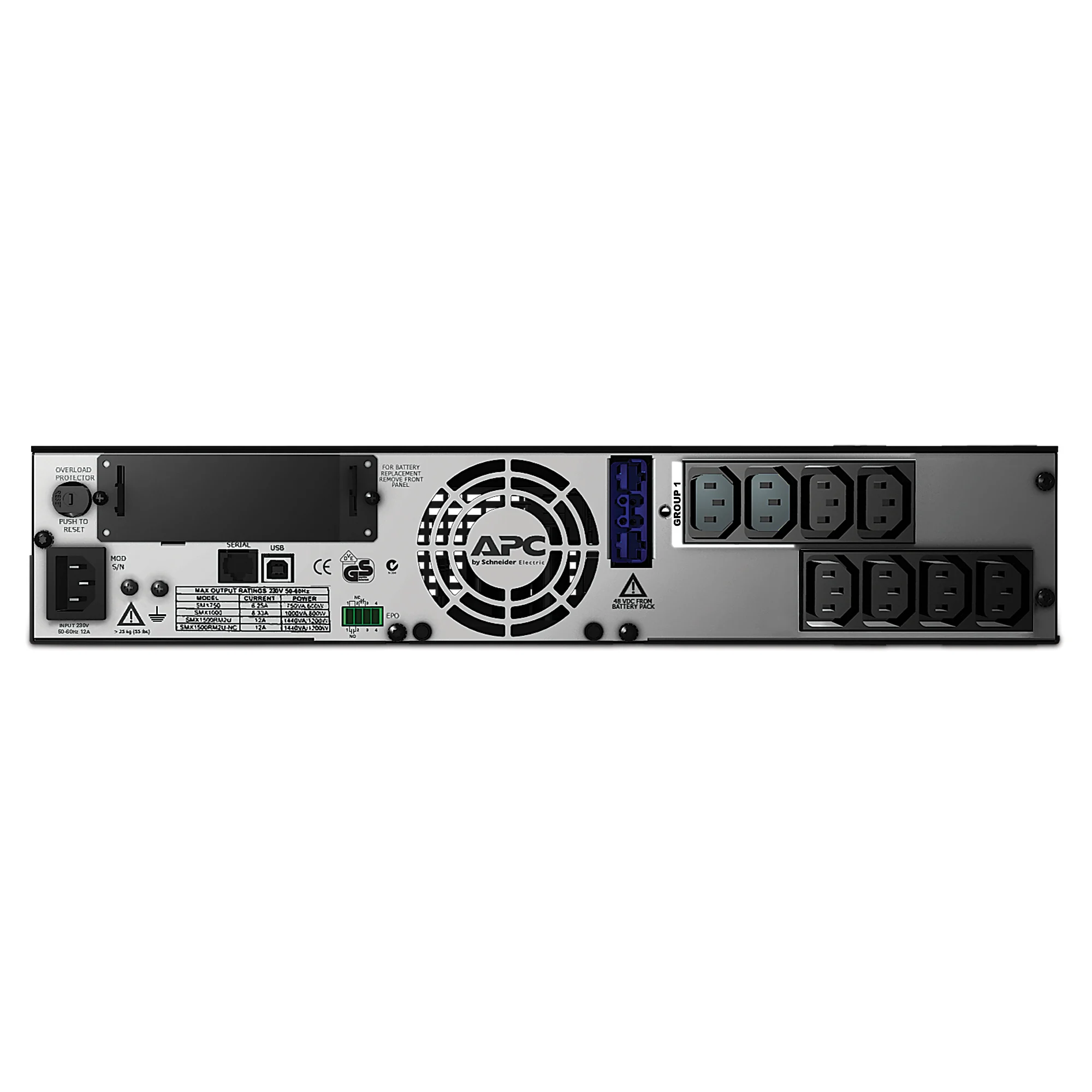 APC Smart-UPS X SMX750I - 750VA, 8x C13 output, USB, expandable runtime - Image 2