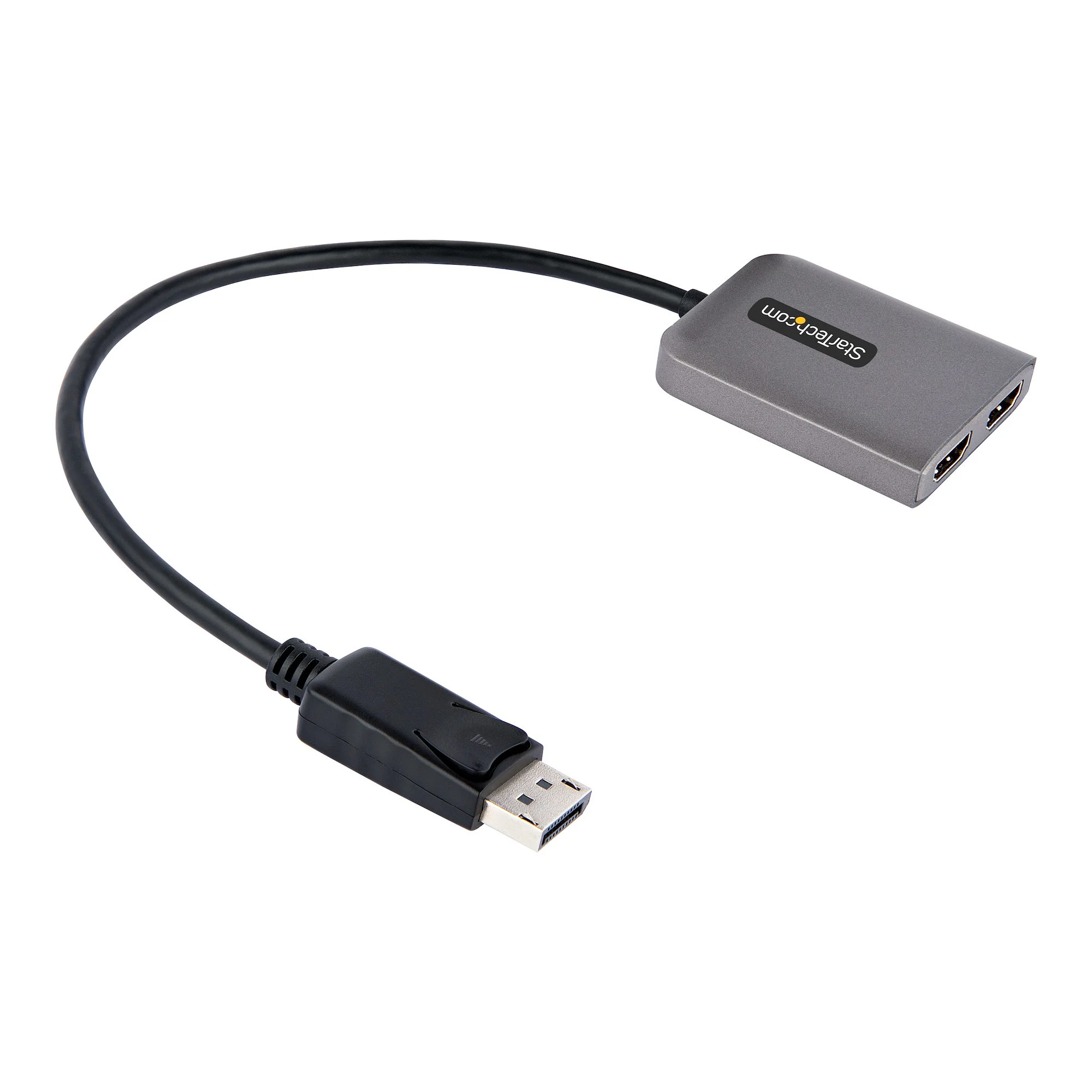 StarTech.com DP to Dual HDMI MST HUB - Dual HDMI 4K 60Hz - DisplayPort Multi Monitor Adapter with 1ft / 30cm cable - DP - Image 2