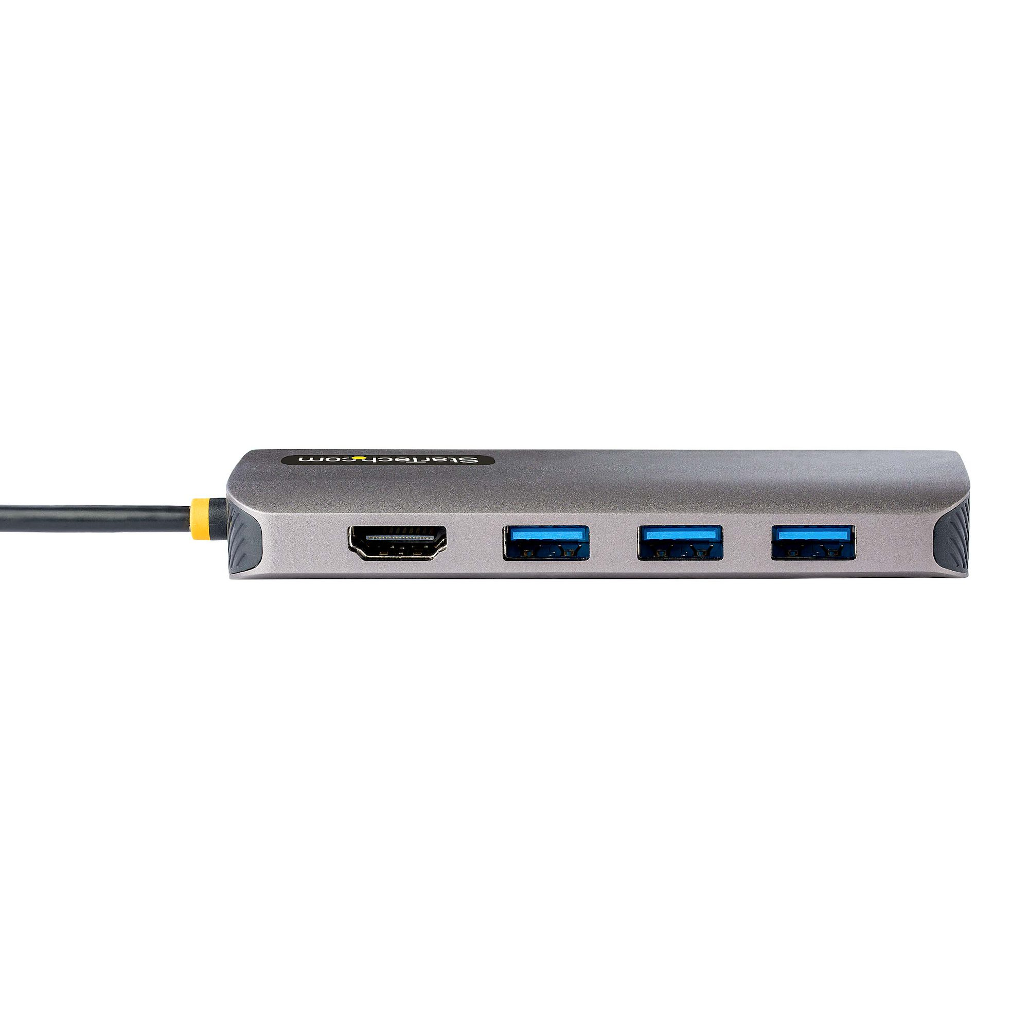 StarTech.com USB C Multiport Adapter 4K 60Hz HDMI Video, 3 Port 5Gbps USB-A Hub, 100W USB Power Delivery Pass-Through/Gb - Image 2