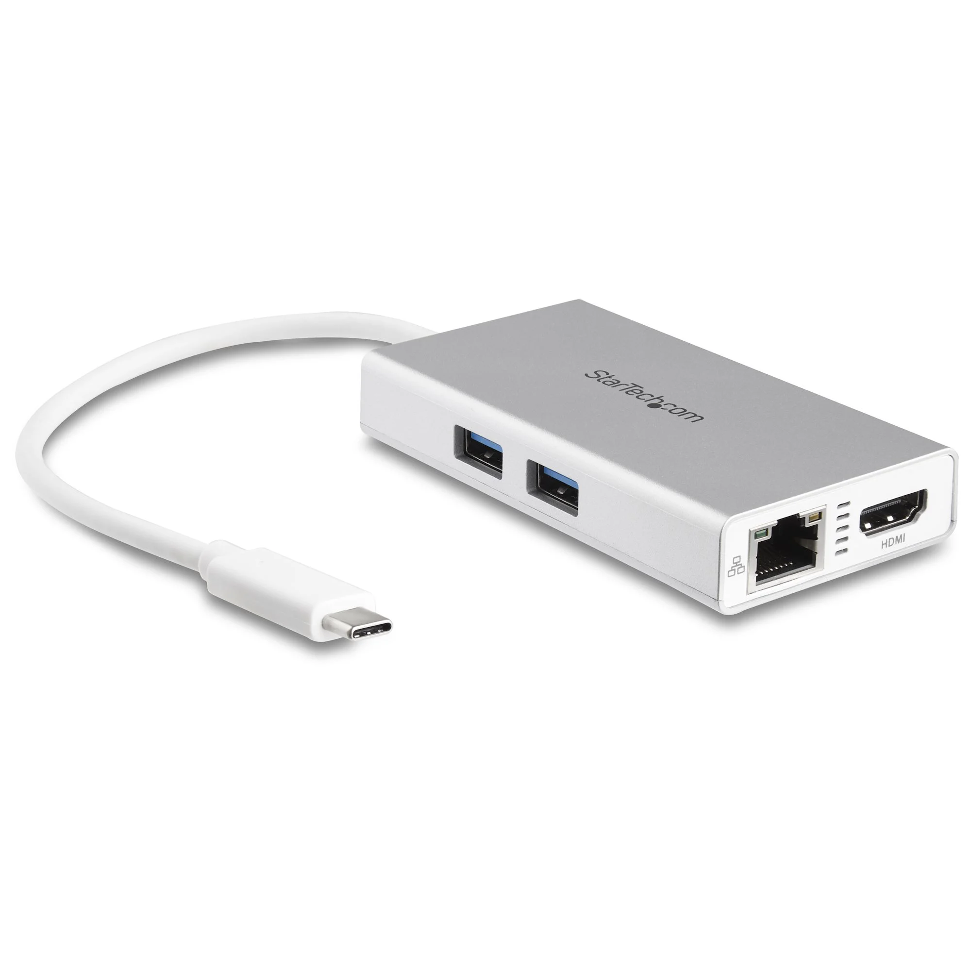 StarTech.com USB-C Multiport Adapter - USB-C Travel Docking Station w/ 4K HDMI - 60W Power Delivery Pass-Through, GbE, 2