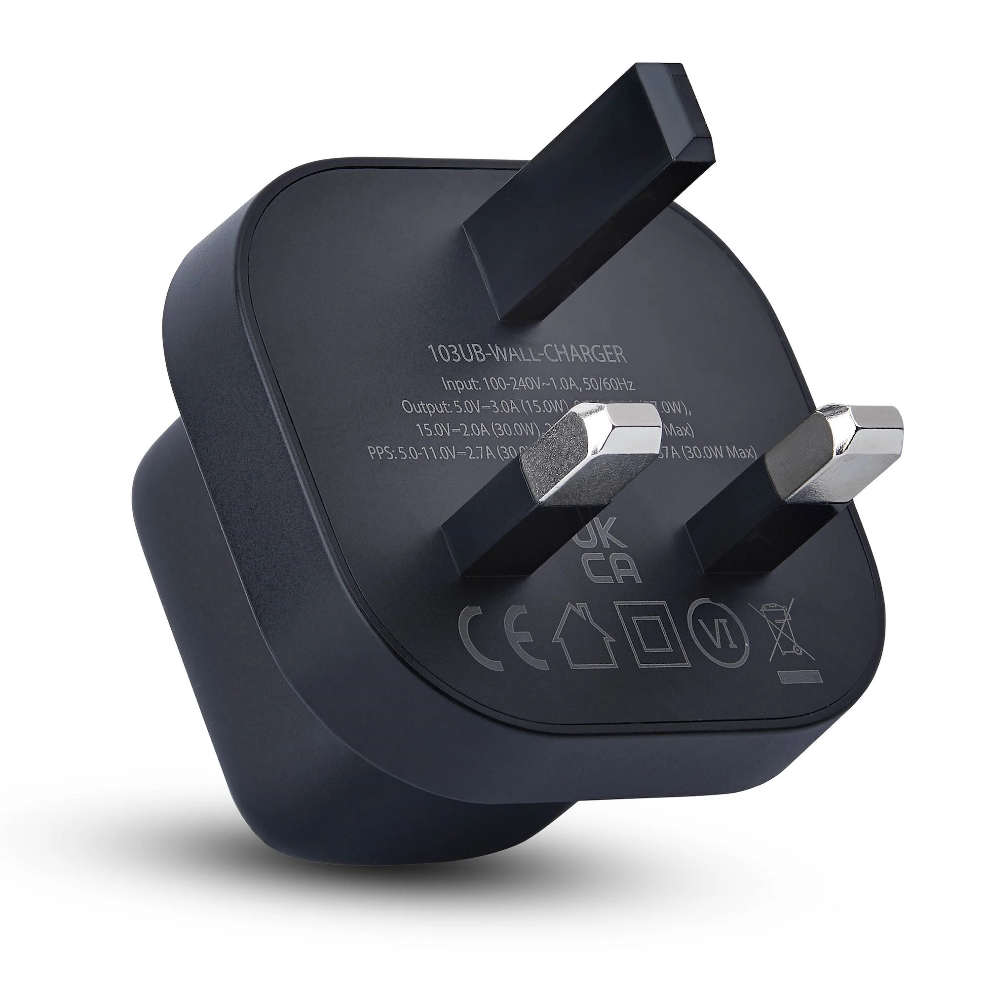 StarTech.com 30W USB‑C Wall Charger, Portable GaN Charger with USB Power Delivery Fast Charging, GaN 5V/9V/15/20V PD, US - Image 2