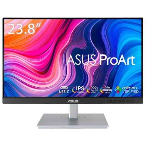 ASUS ProArt PA247CV computer monitor 60.5 cm (23.8") 1920 x 1080 pixels Full HD LCD Black, Silver