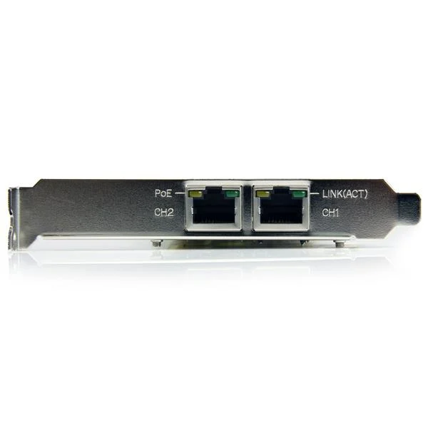 StarTech.com Dual Port PCI Express Gigabit Ethernet PCIe Network Card Adapter - PoE/PSE - TAA - Image 3