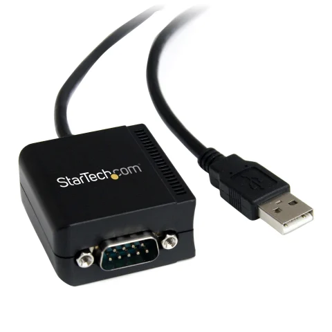 StarTech.com 8.3ft (2.5m) 1-Port FTDI USB to Serial RS232 Adapter Cable with Optical Isolation, USB to RS232 Adapter - T
