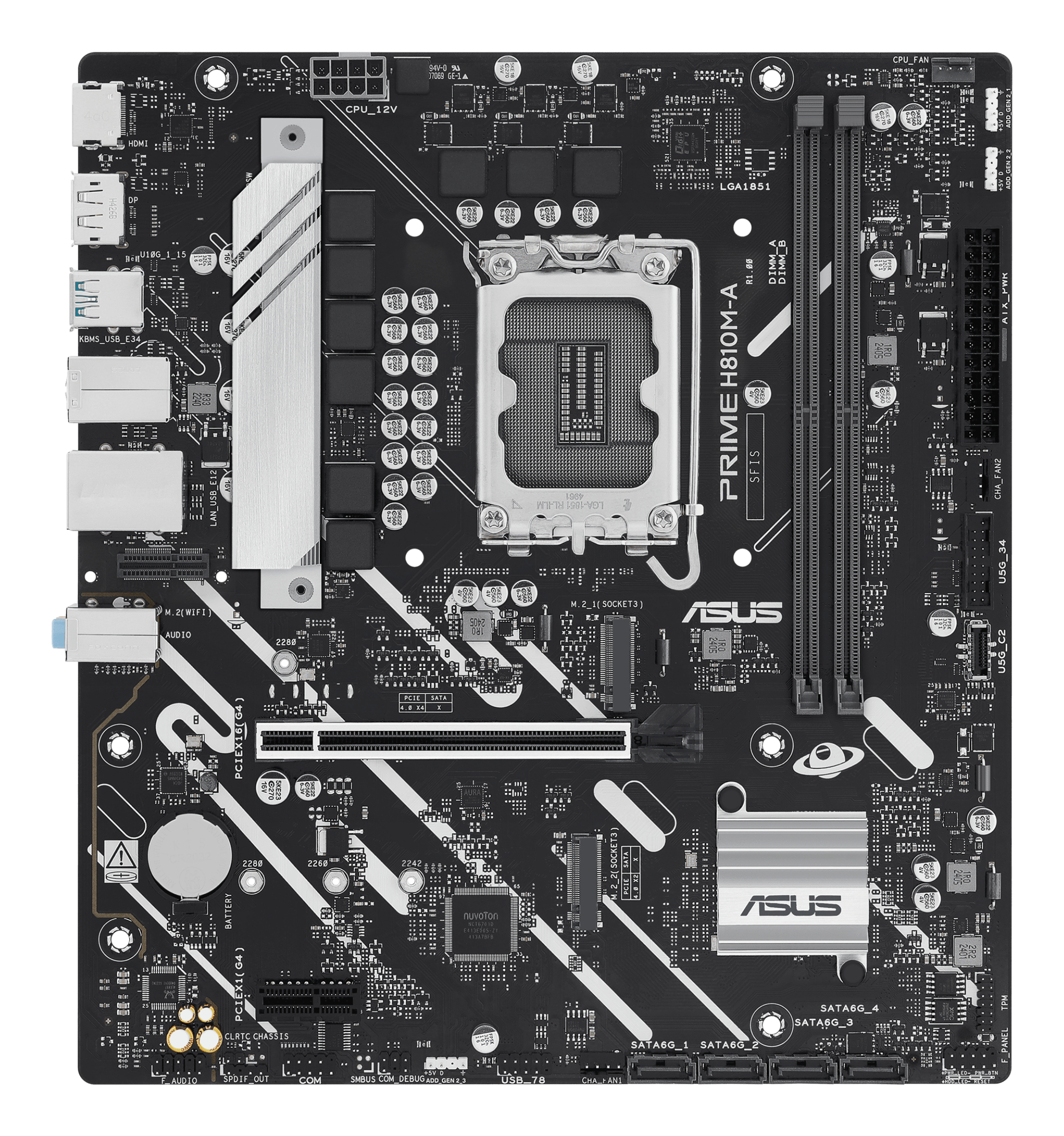 ASUS PRIME H810M-A-CSM Intel H810 LGA 1851 (Socket V1) micro ATX - Image 2