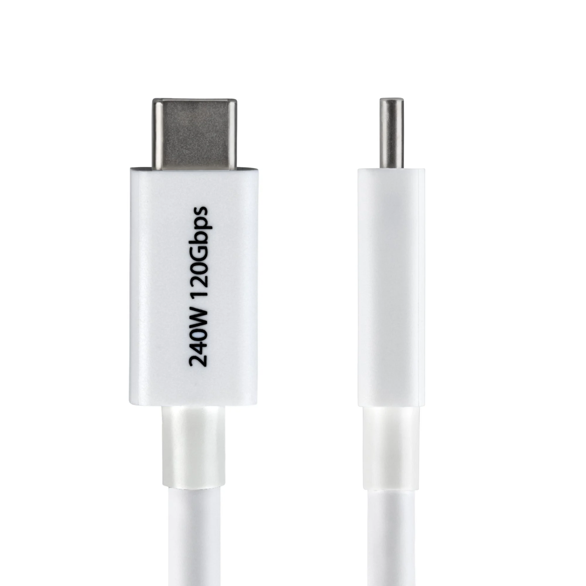 StarTech.com 2.6ft (80cm) Thunderbolt 5 Cable, 80Gbps/Up to 120Gbps, 240W PD, 8K 60Hz, Certified Thunderbolt Cable, Comp - Image 2