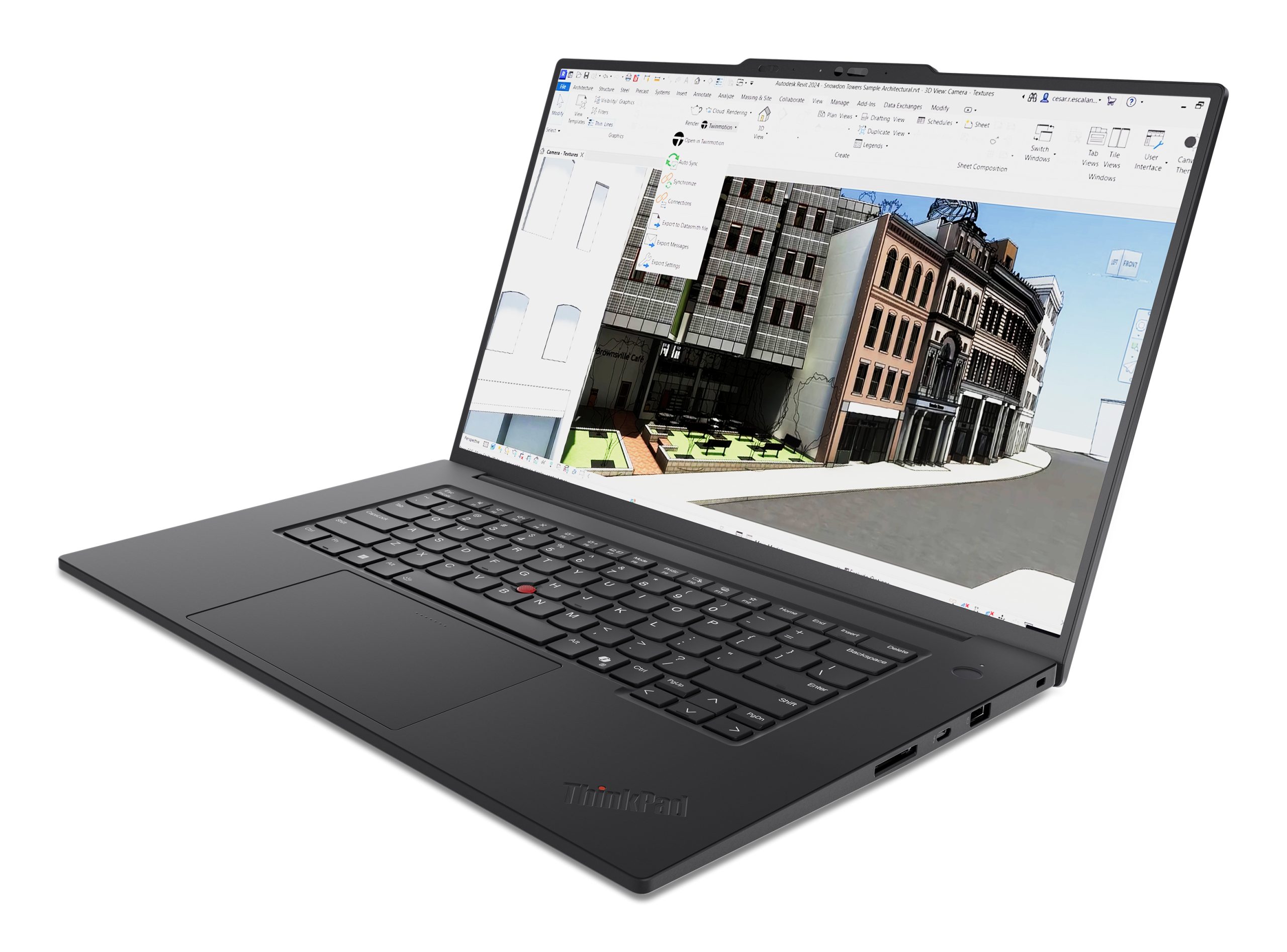 Lenovo ThinkPad P1 Gen 8 Intel Core Ultra 7 255H Mobile workstation 40.6 cm (16") WUXGA 32 GB LPDDR5x-SDRAM 1 TB SSD NVI - Image 4