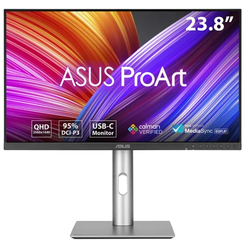ASUS ProArt Display PA24ACRV computer monitor 60.5 cm (23.8") 2560 x 1440 pixels Quad HD LCD Black