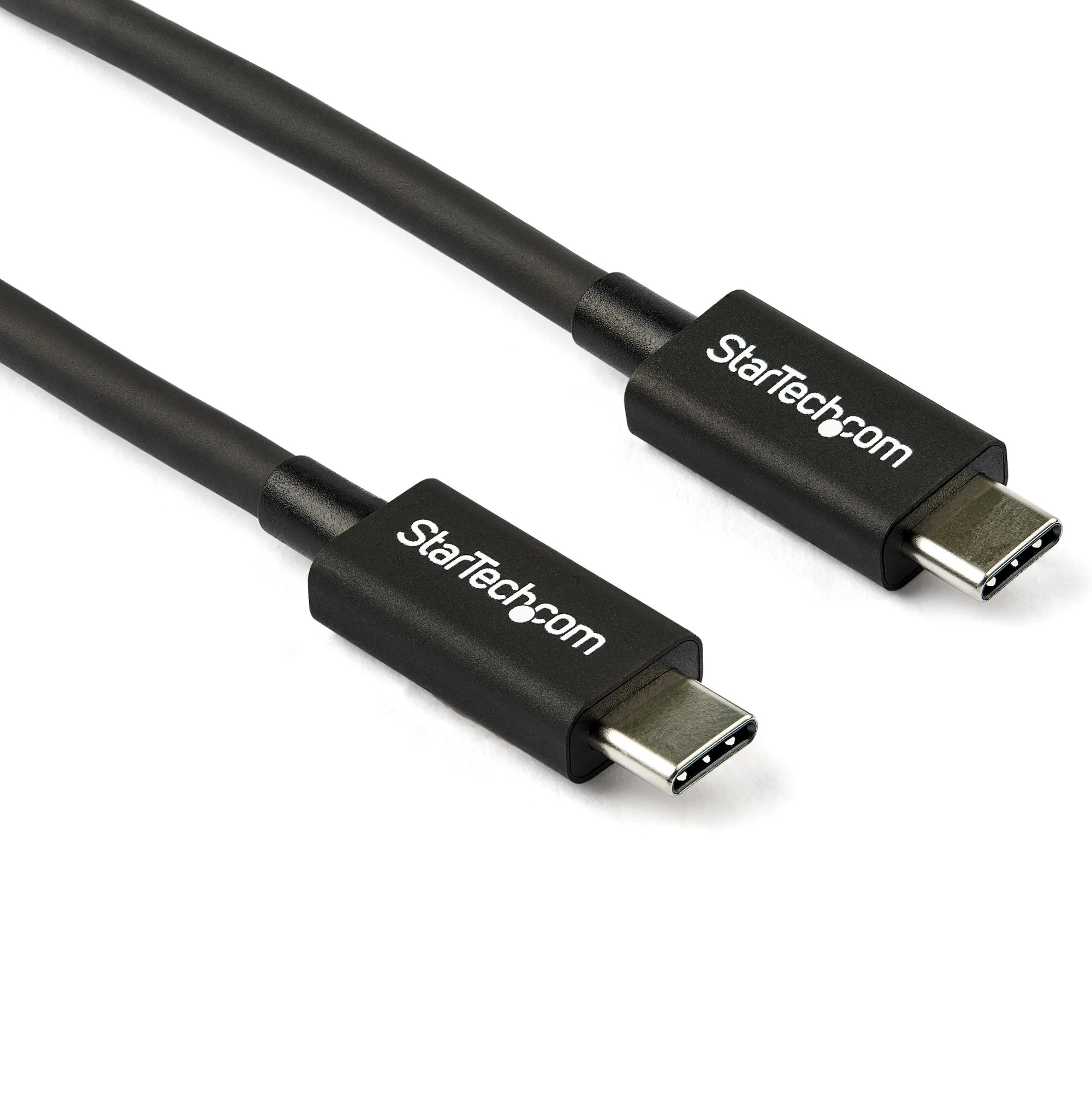 StarTech.com 2.6ft (80cm) Thunderbolt 3 Cable, 40Gbps, 100W PD, 4K/5K, Thunderbolt Certified, Compatible with Thunderbol