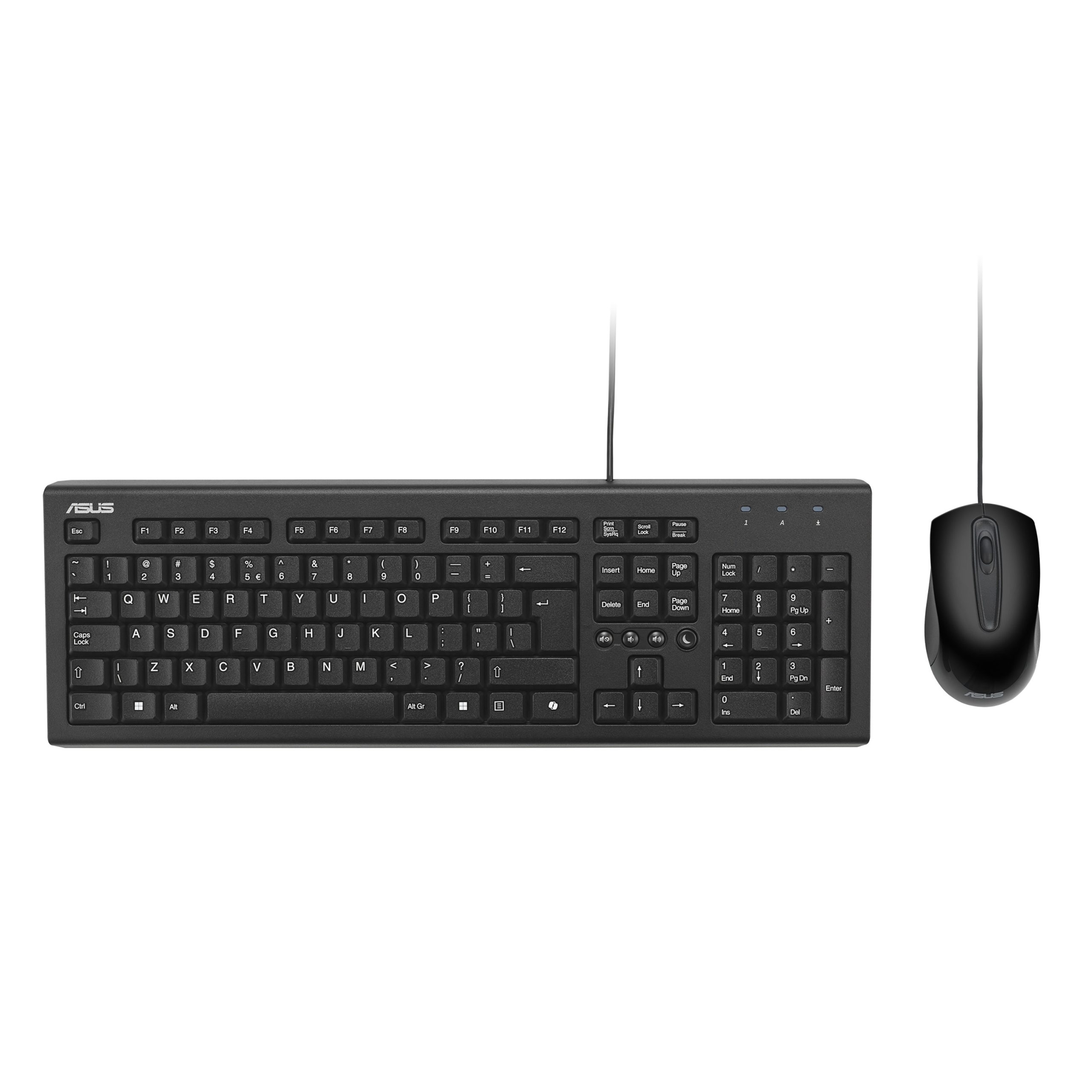 ASUS U2000 keyboard Mouse included Universal USB Black - Image 2
