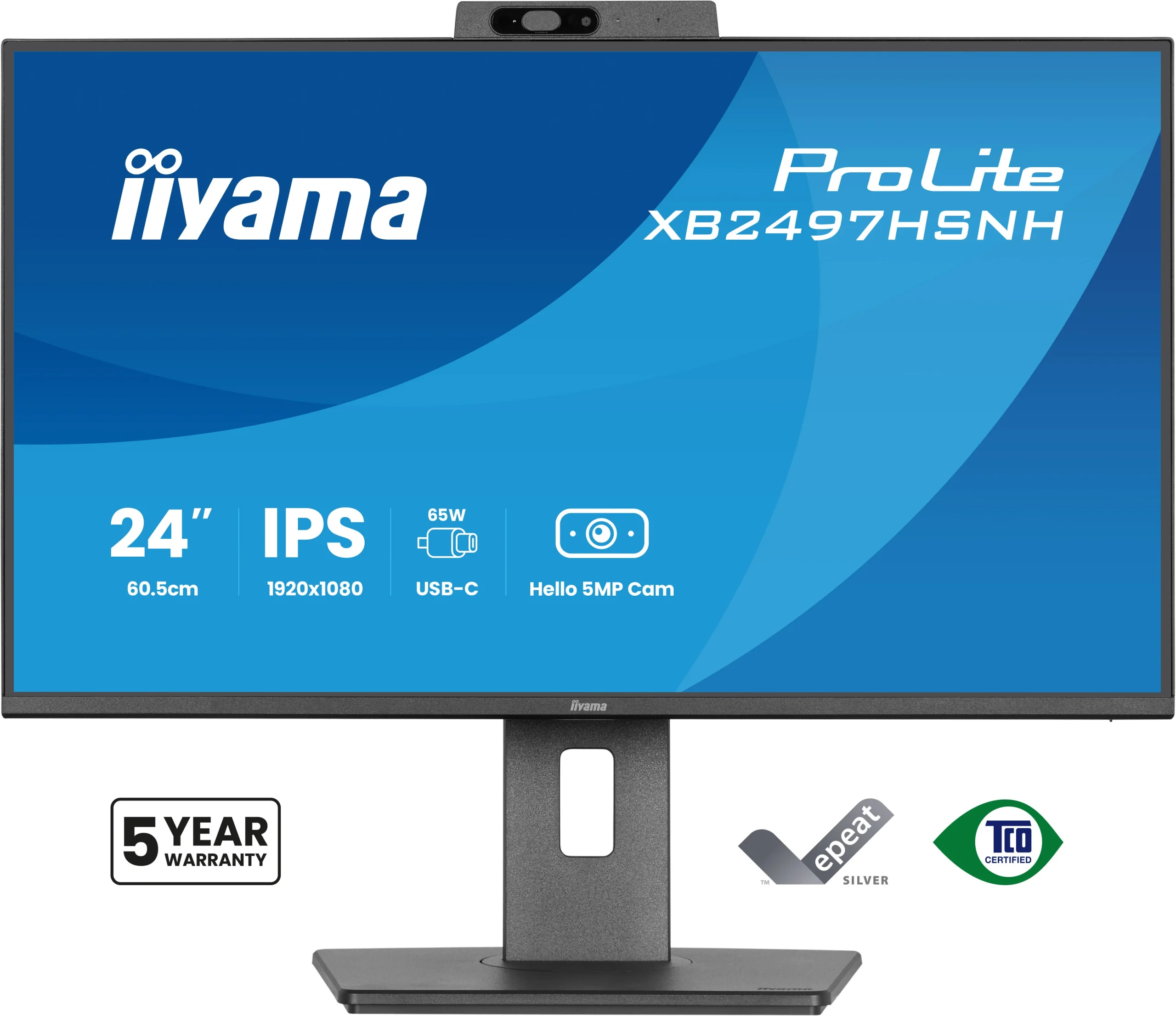 iiyama ProLite XB2497HSNH-B1 computer monitor 60.5 cm (23.8") 1920 x 1080 pixels Full HD LED Black - Image 2