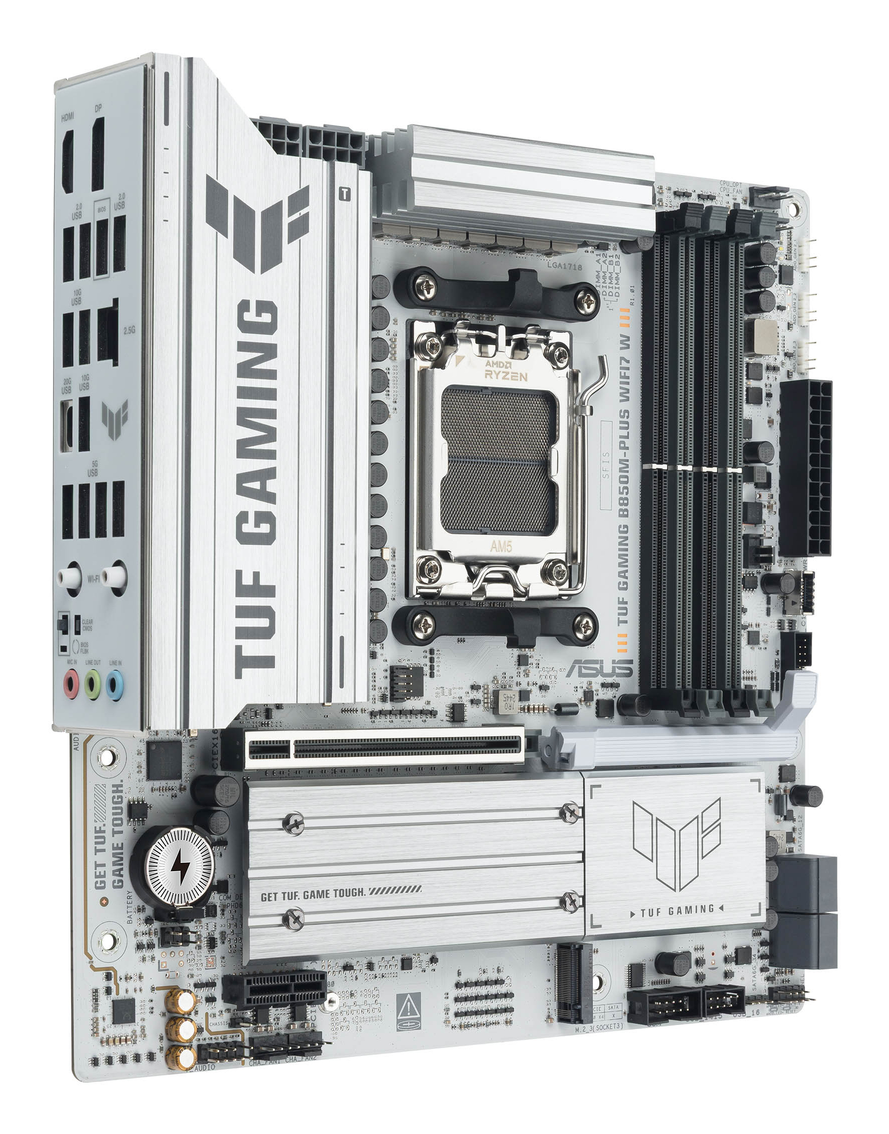 ASUS TUF GAMING B850M-PLUS WIFI7 W AMD B850 Socket AM5 micro ATX - Image 3