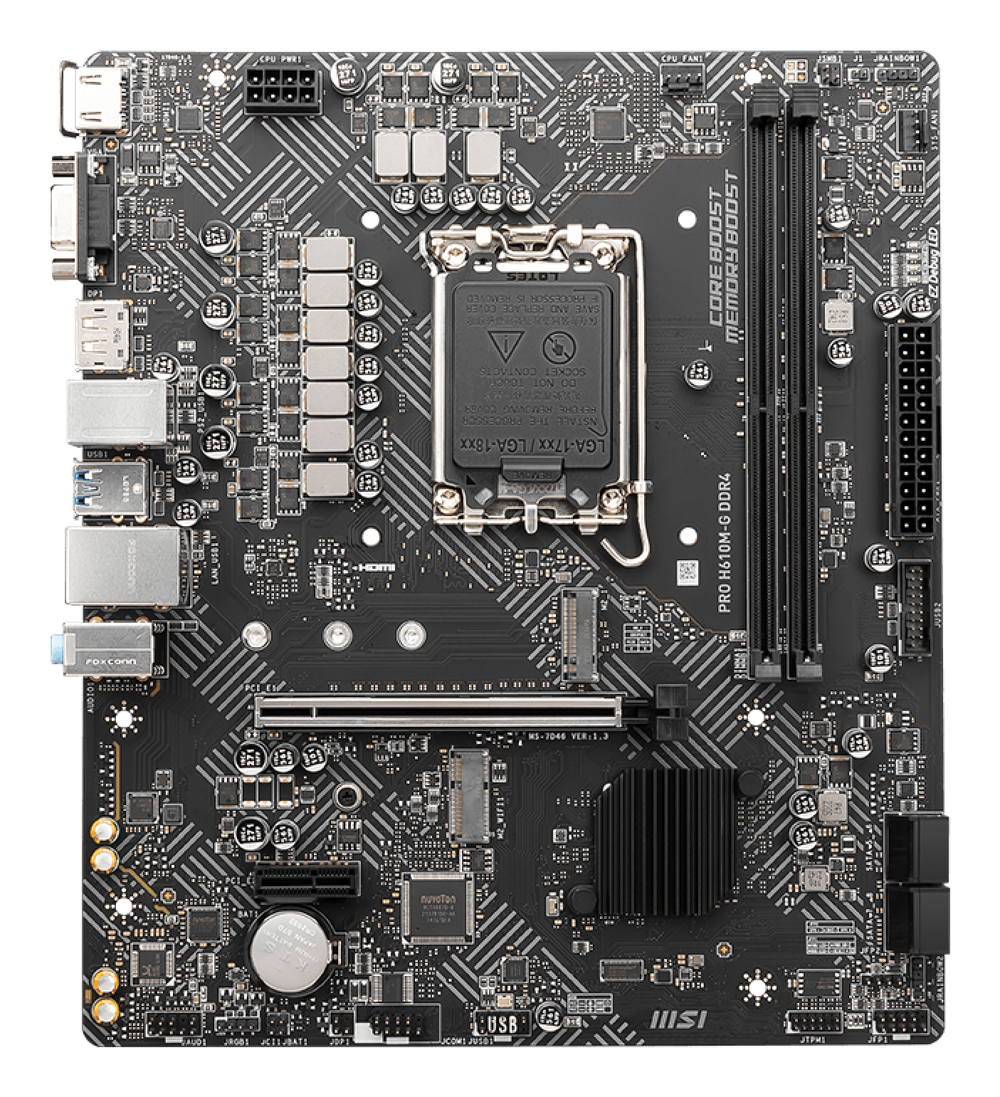 MSI PRO H610M-G DDR4 motherboard Intel H610 LGA 1700 micro ATX - Image 2