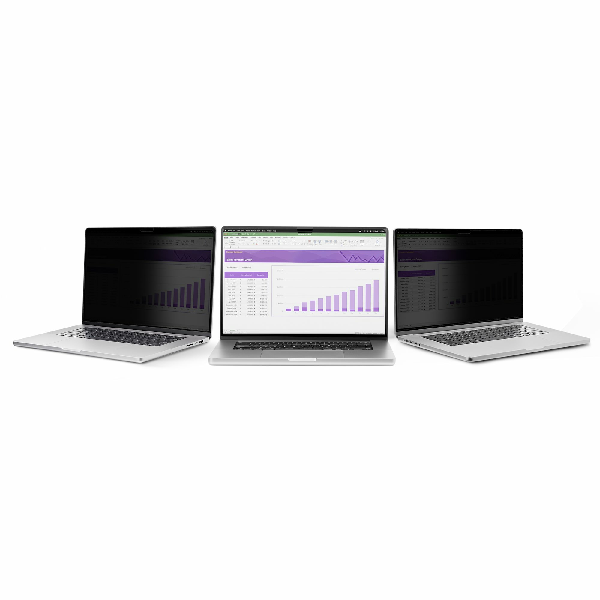 StarTech.com 14.1-inch 16:10 Flip-Up Privacy Screen with Touch, Anti-Glare Blue Light Filter, Laptop Monitor Screen Prot - Image 2