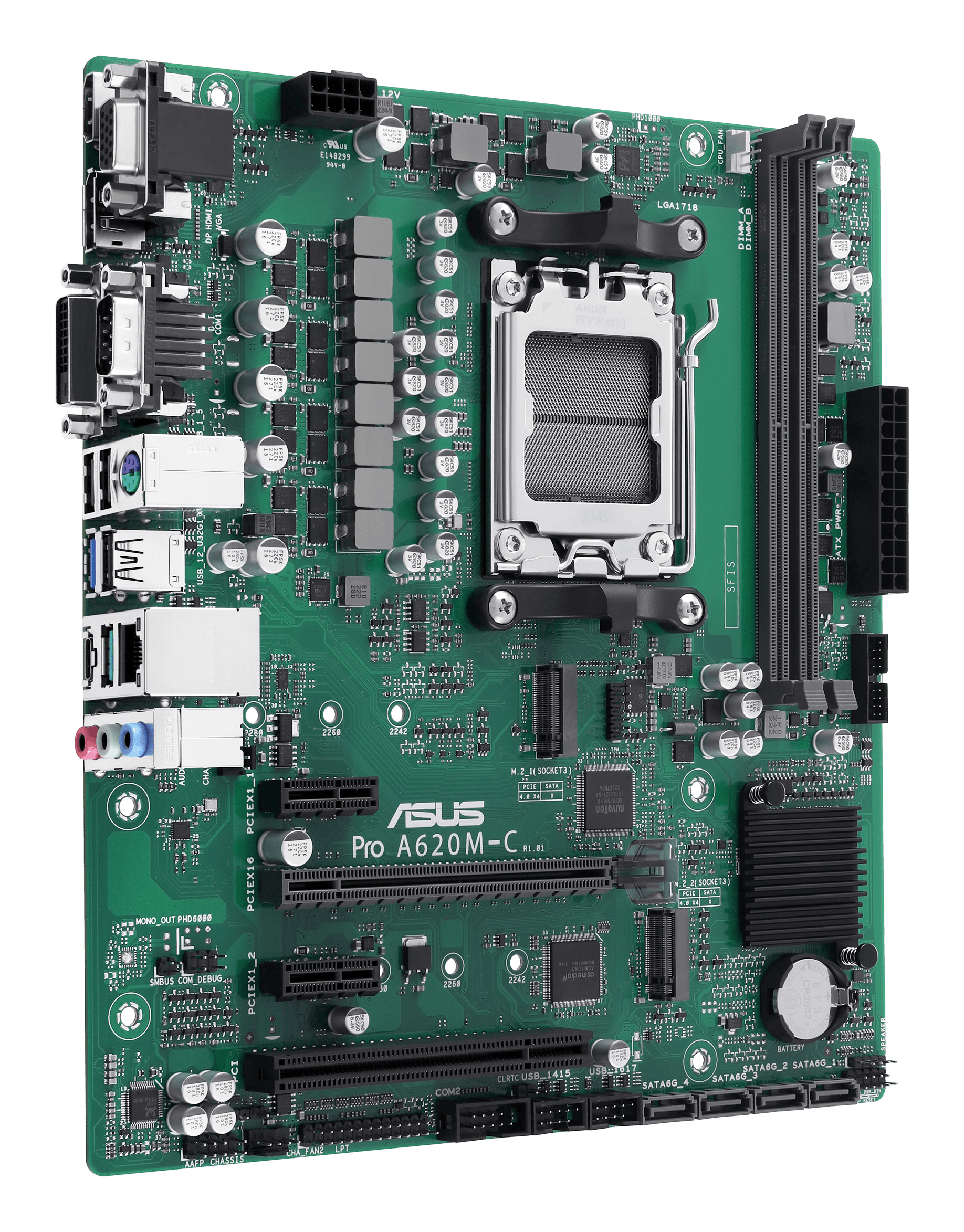 ASUS PRO A620M-C-CSM AMD A620 Socket AM5 micro ATX - Image 3