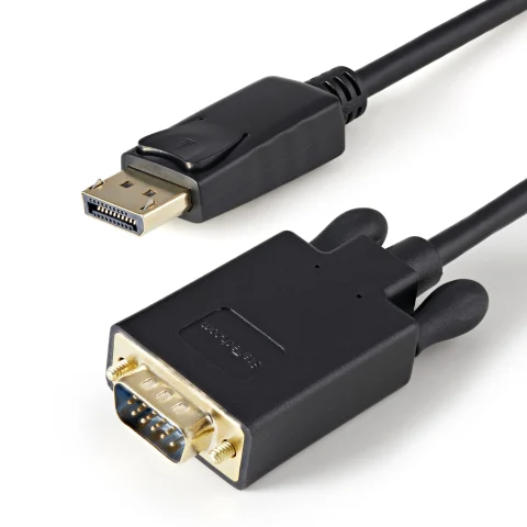 StarTech.com 3ft (91cm) DisplayPort to VGA Cable - Active DisplayPort to VGA Adapter Cable - 1080p Video - DP to VGA Mon