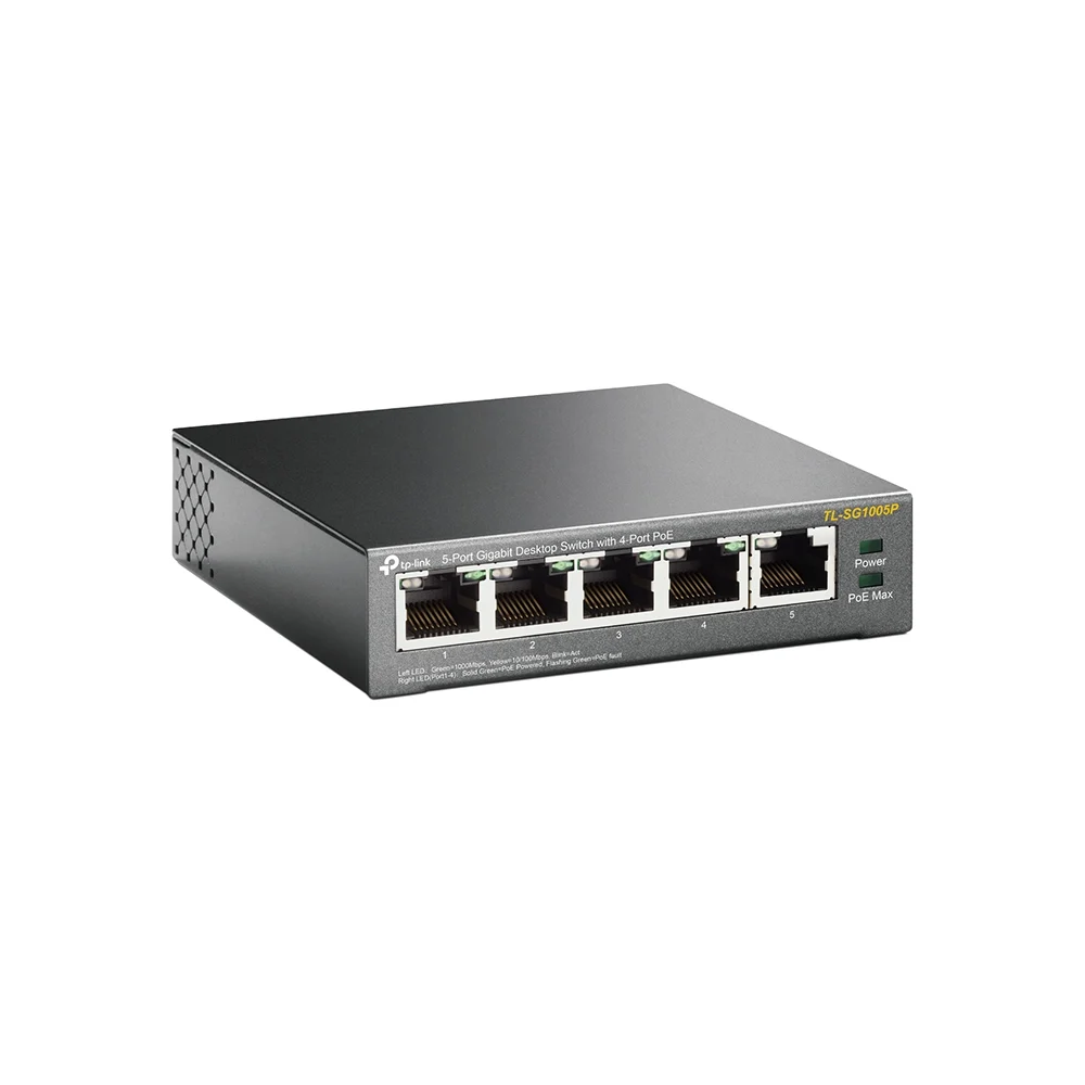 TP-Link 5-Port Gigabit Desktop PoE Switch with 4-Port - Image 2