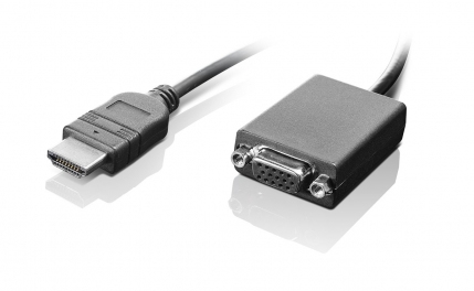 Lenovo HDMI / VGA 0.2 m Black - Image 2