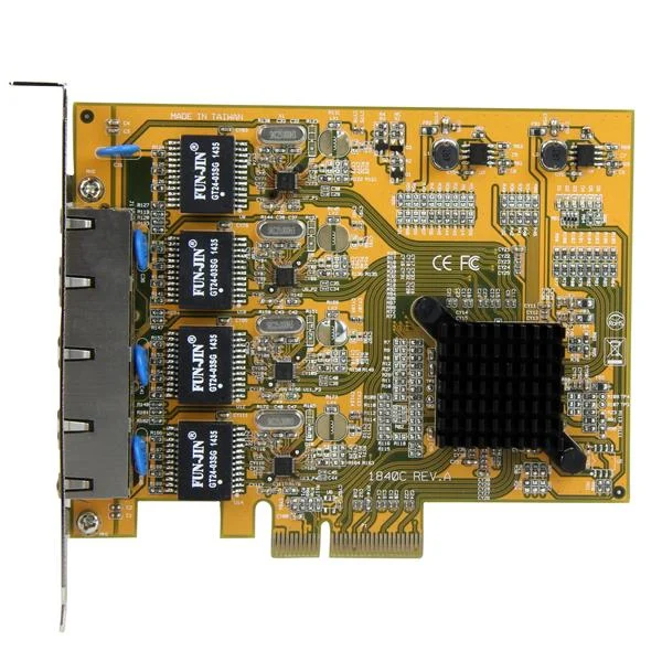 StarTech.com 4-Port PCIe Gigabit Network Adapter Card - TAA - Image 2