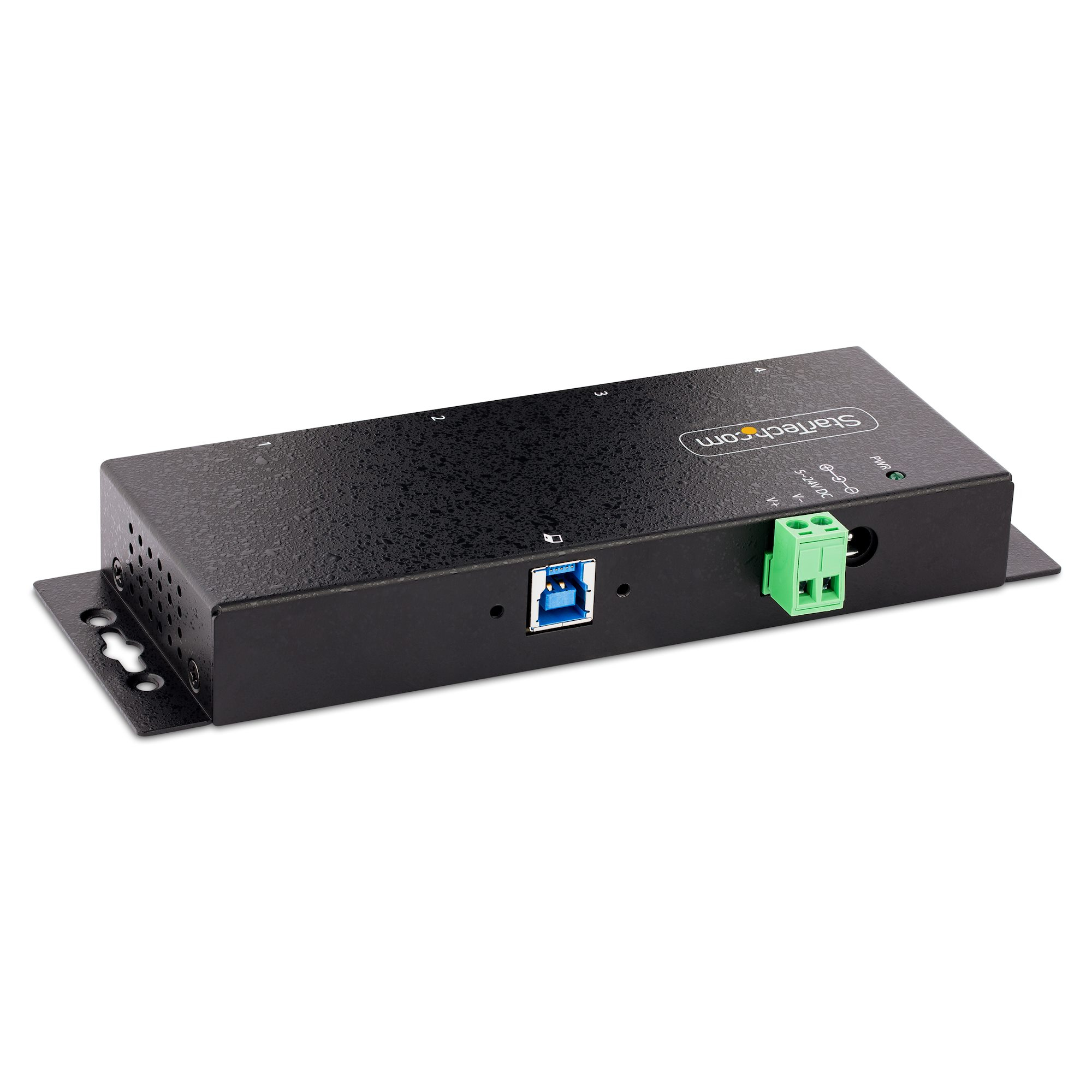 StarTech.com 4-Port Industrial USB 3.0 5Gbps Hub, Rugged USB Hub with ESD Protection, DIN/Wall/Desk Mountable USB-A Hub, - Image 2