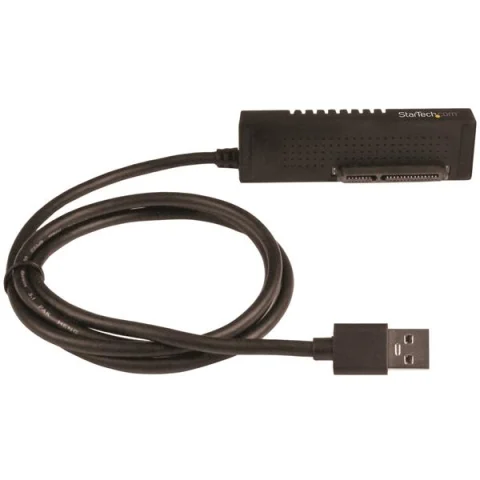 StarTech.com SATA to USB Cable, USB 10Gbps to 2.5in and 3.5in SATA I II III Hard Drive Adapter, External Converter for S