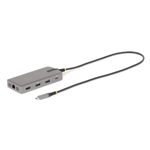 StarTech.com USB-C Triple Monitor Multiport Adapter, Dual 4K 60Hz + 4K 30Hz HDMI & DisplayPort, 3-Port USB 10Gbps Hub, 1