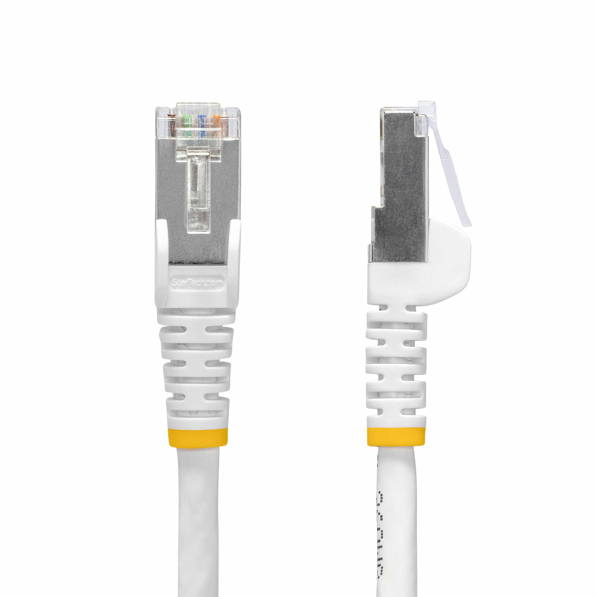 StarTech.com 10m White CAT8 Ethernet Cable, Snagless RJ45, 25G/40G, 2000MHz, 100W PoE++, S/FTP, 26AWG Pure Bare Copper W - Image 2
