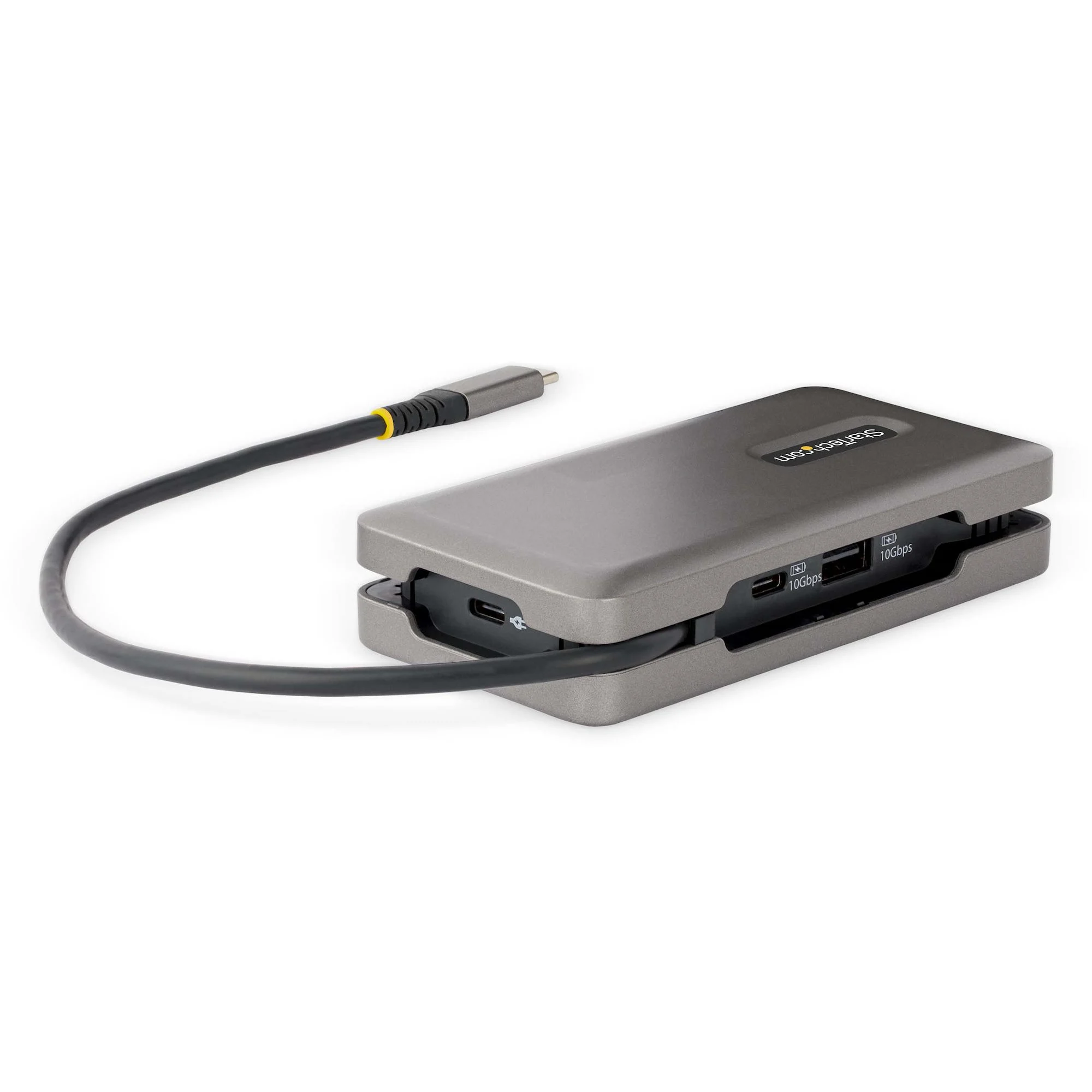 StarTech.com USB-C Multiport Adapter - HDMI/VGA - 4K 60Hz - 3-Port USB Hub - 100W Power Delivery Pass-Through - GbE - Tr - Image 2