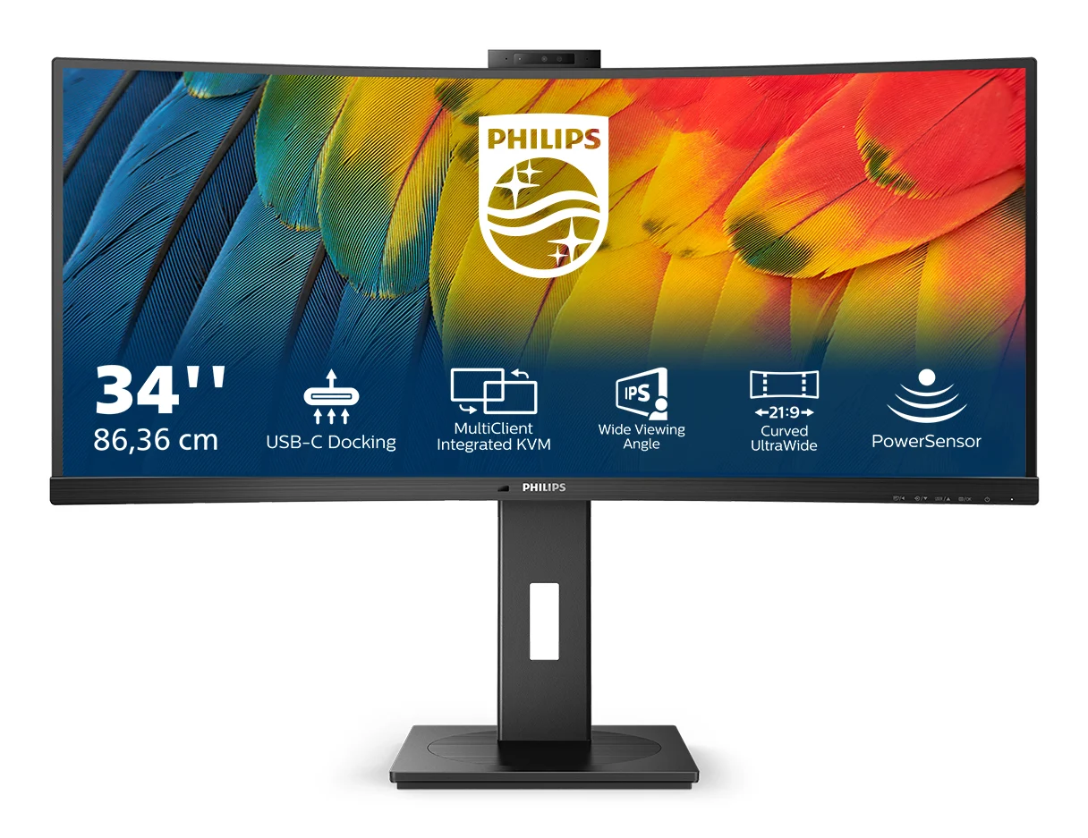 Philips 5000 series 34B1U5600CH/00 computer monitor 86.4 cm (34") 3440 x 1440 pixels Wide Quad HD LCD Black - Image 3