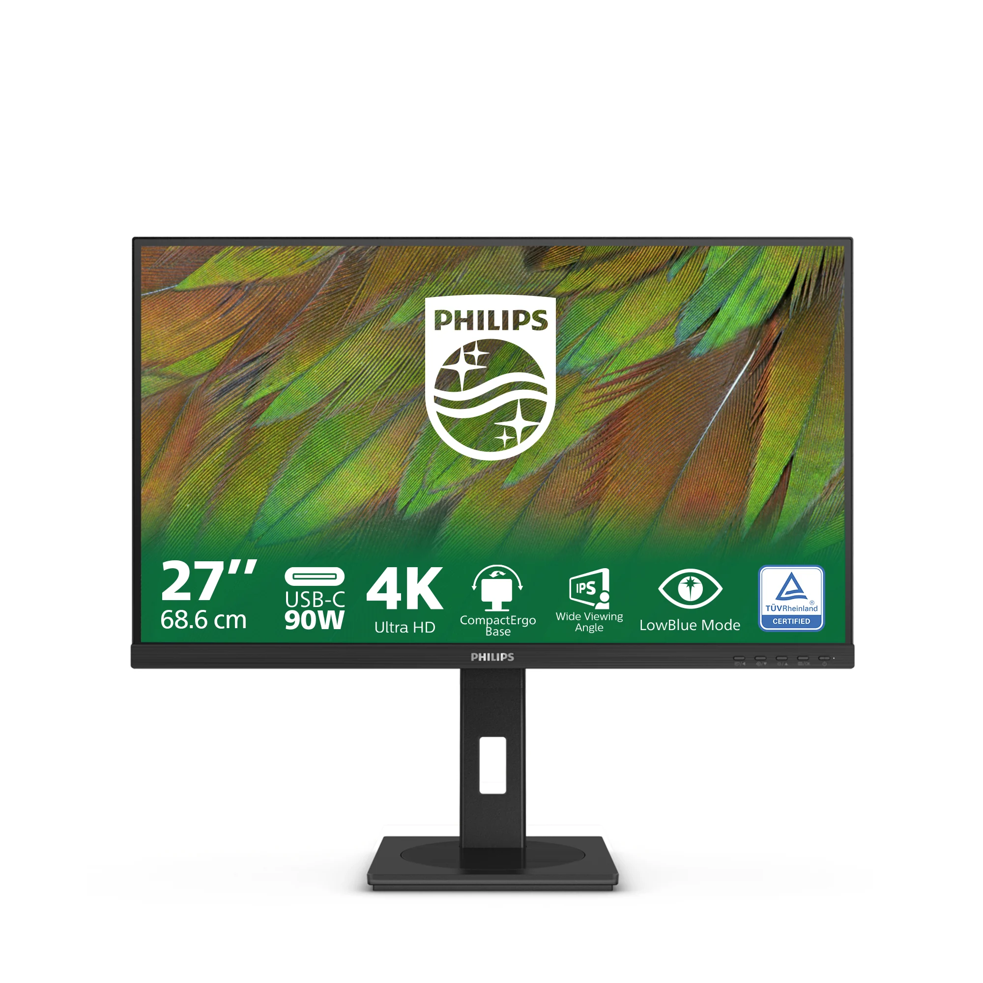 Philips 3000 series 27B1U3900/00 computer monitor 68.6 cm (27") 3840 x 2160 pixels 4K Ultra HD LCD Black - Image 2
