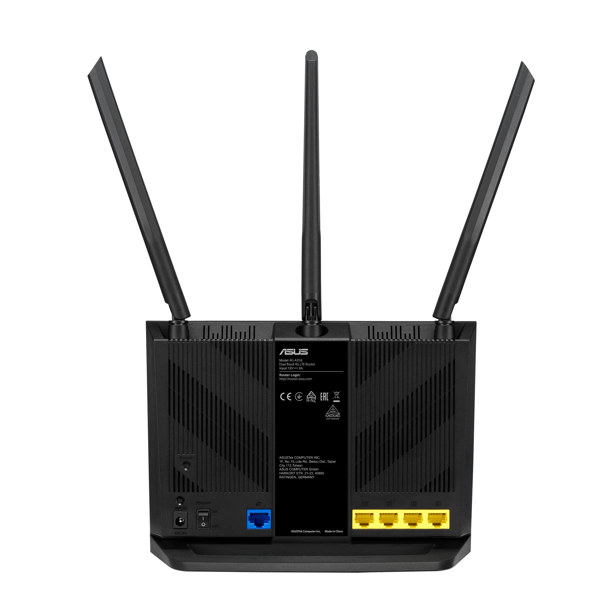 ASUS 4G-AX56 wireless router Gigabit Ethernet Dual-band (2.4 GHz / 5 GHz) Black - Image 2