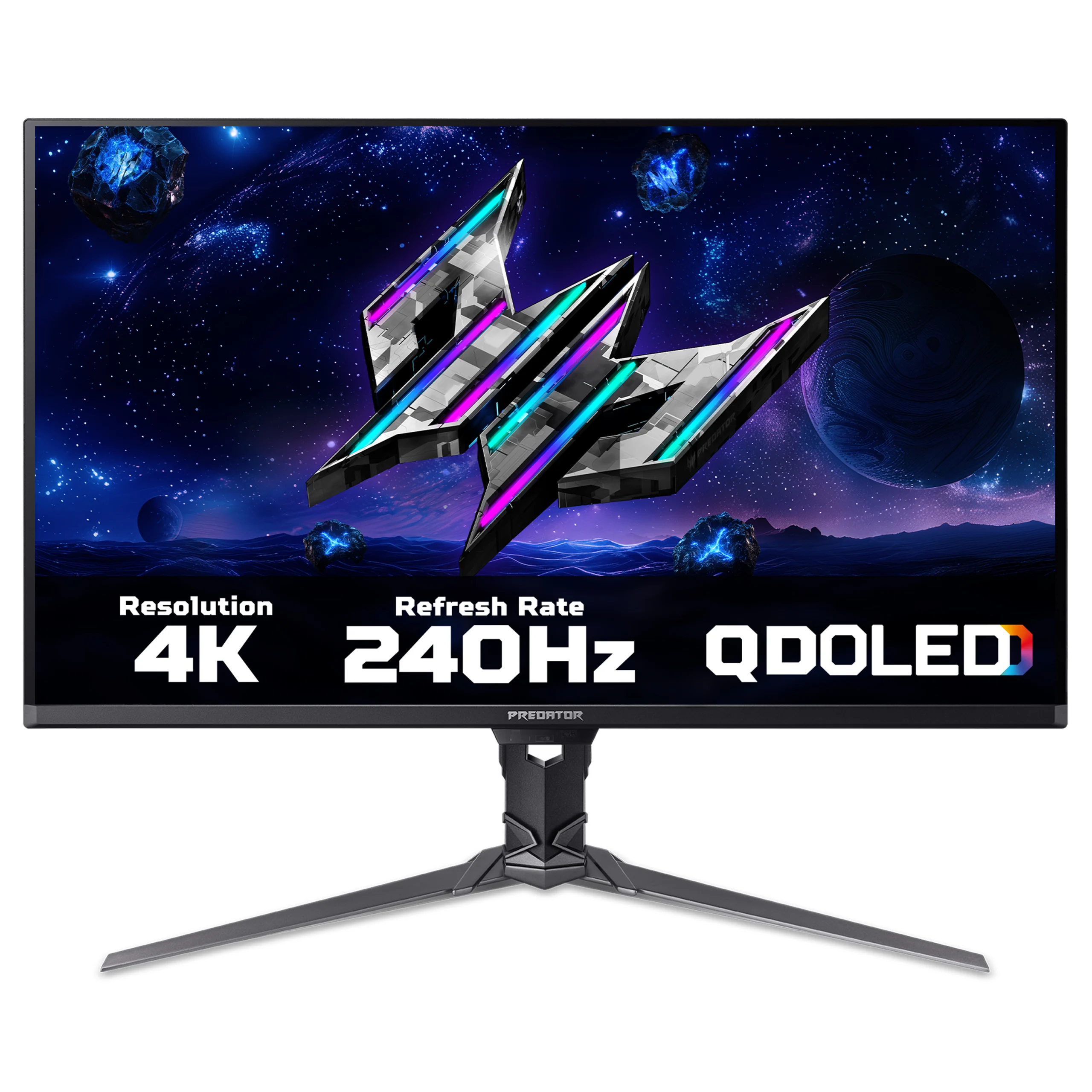 Acer X Predator X32X5 - 31.5", Ultra HD (3840x2160), QD-OLED, 240Hz, 0.01ms (PRT), 0.03ms (GTG), HDR500 TrueBlack, FreeS