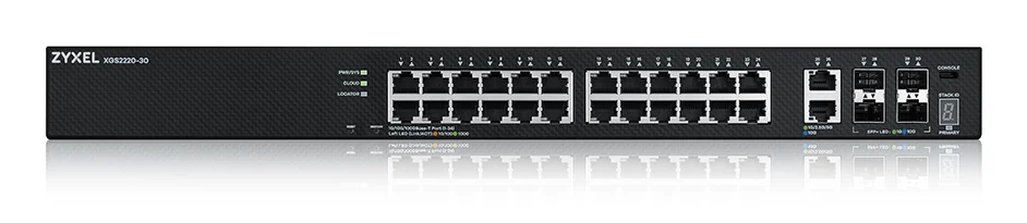 Zyxel XGS2220-30 Managed L3 Gigabit Ethernet (10/100/1000) Black - Image 3