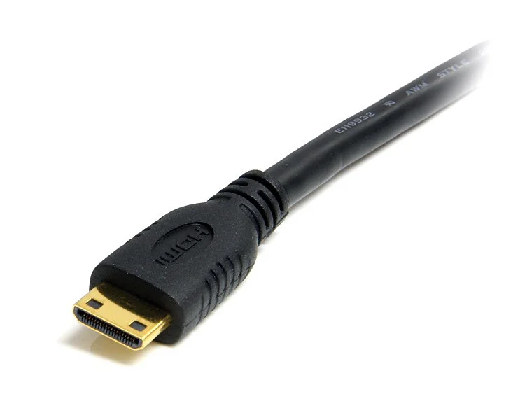 StarTech.com 2m Mini HDMI to HDMI Cable with Ethernet - 4K 30Hz High Speed Mini HDMI to HDMI Adapter Cable - Mini HDMI T - Image 3