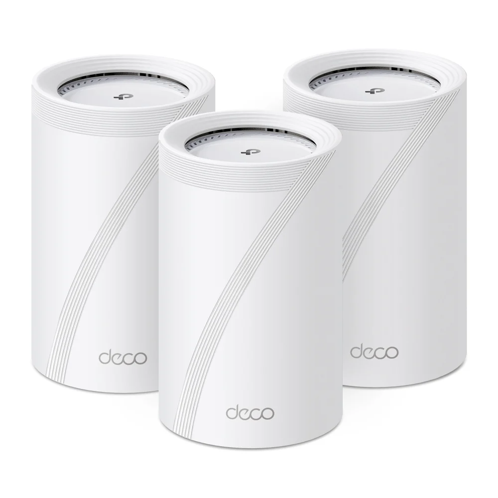 TP-Link Deco BE68 (3-pack) Tri-band (2.4 GHz / 5 GHz / 6 GHz) Wi-Fi 7 (802.11be) White Internal