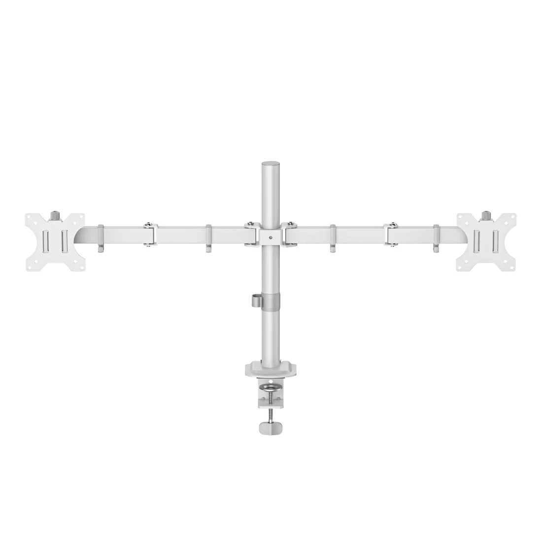 Hama Monitor Mount, 2 Monitors, Height-adjustable, Swivel/Tilt, 13" - 35", White - Image 2