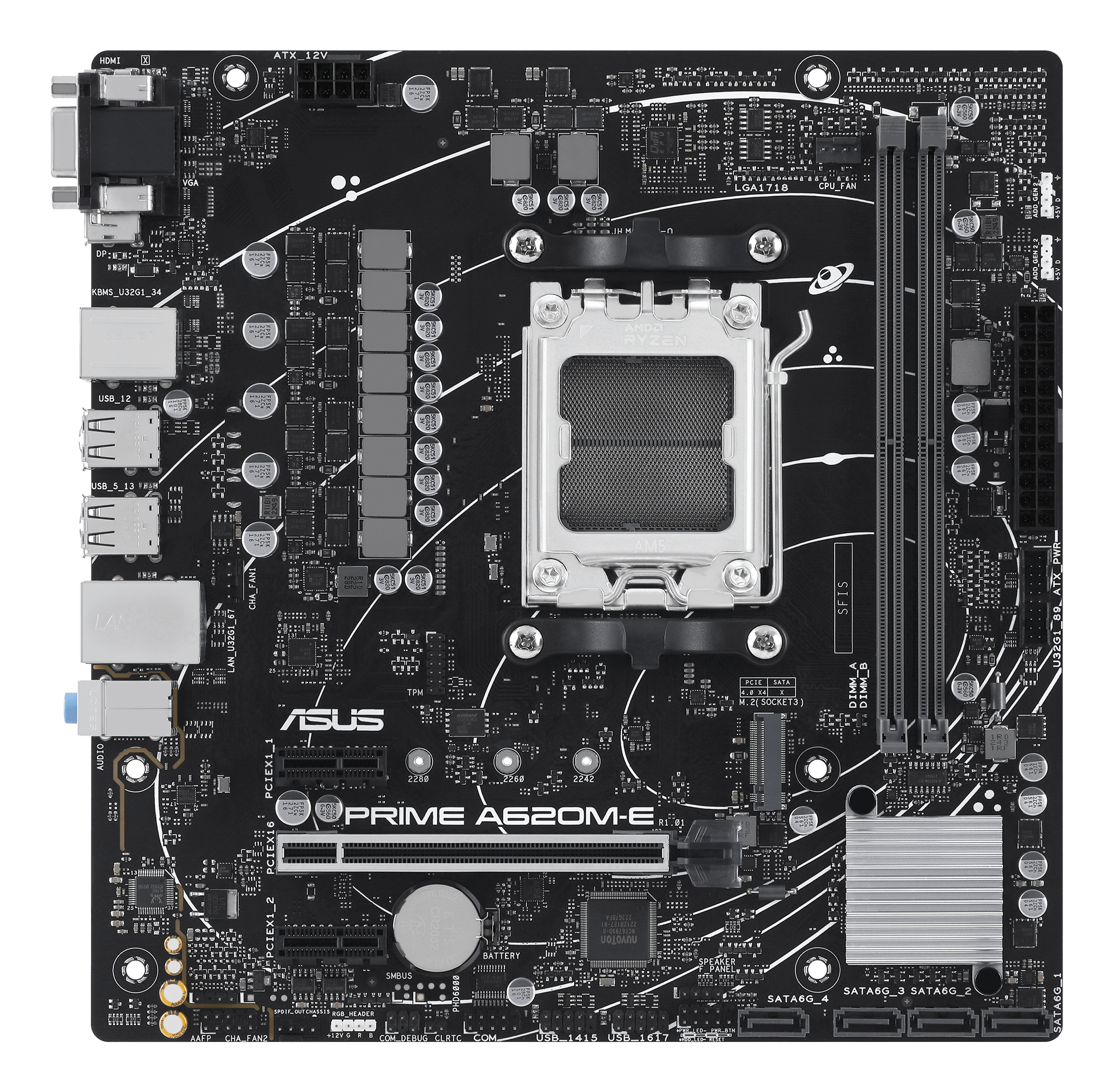ASUS PRIME A620M-E-CSM AMD A620 Socket AM5 micro ATX - Image 2