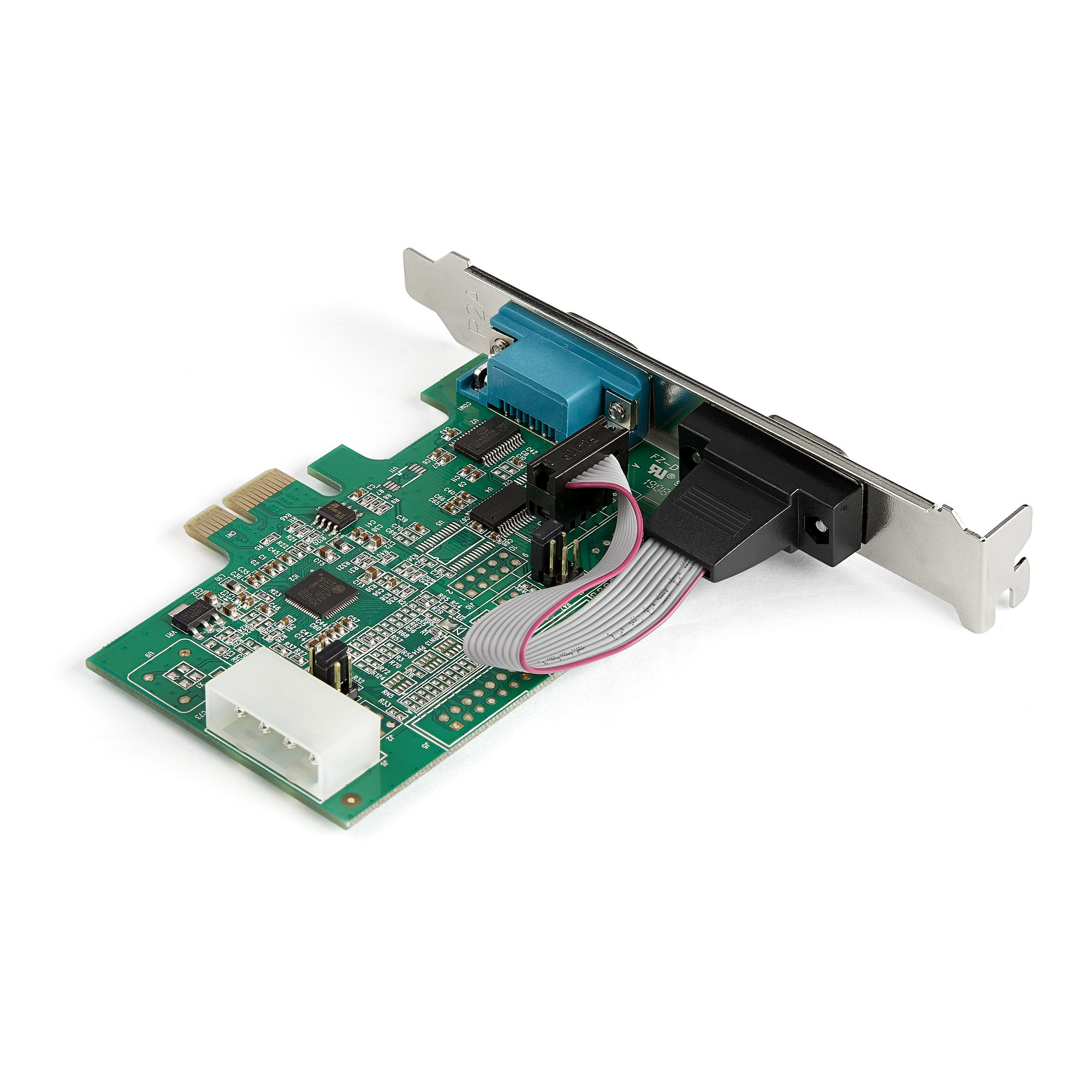 StarTech.com 2-port PCI Express RS232 Serial Adapter Card - PCIe RS232 Serial Host Controller Card - PCIe to Dual Serial - Image 2